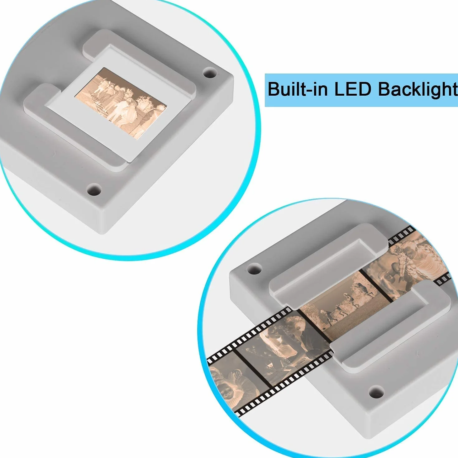 Scanner per Diapositive e Negativi 35 mm per Smartphone 24x36 mm