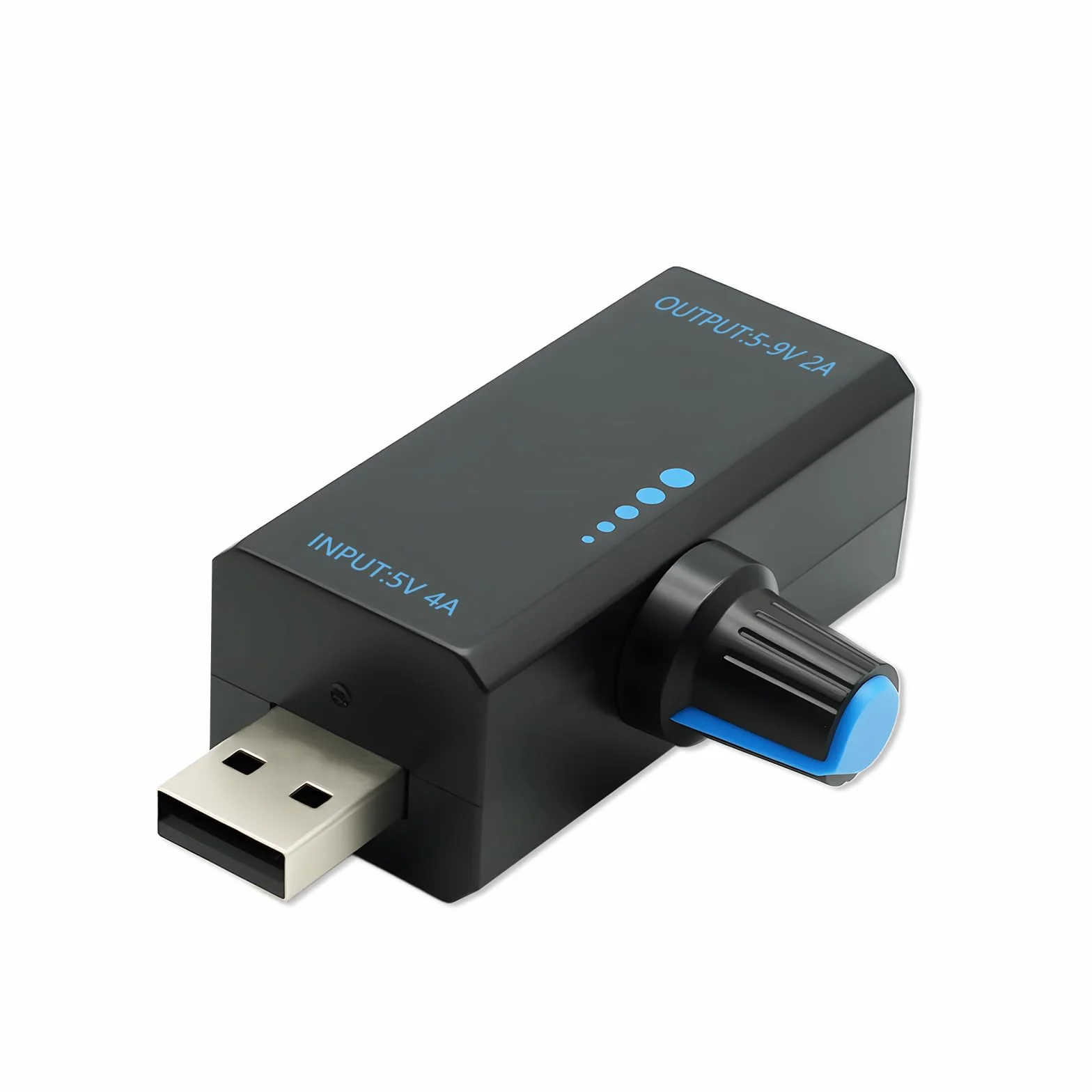 PWM Regolatore di velocità 18 W con porta USB – Controller ventola professionale con controllo della ventola PWM e velocità della ventola USB continua, DC5 V 4 A, alloggiamento ABS e tipo C per