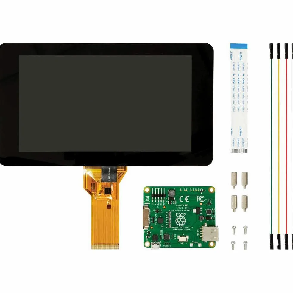Raspberry 2473872 - Display a Schermo Tattile V2, 8MP, 7 Pollici