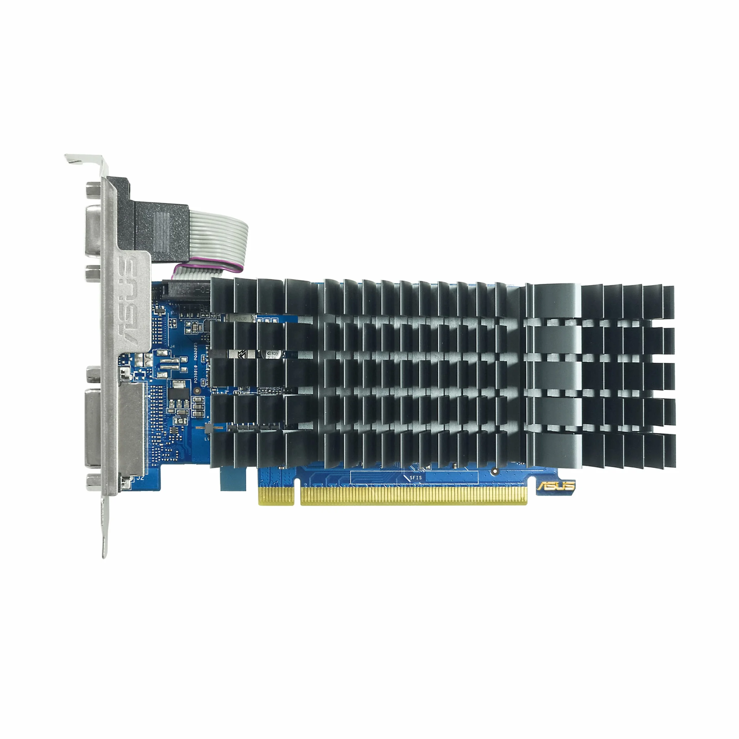 ASUS NVIDIA GeForce GT 710 Scheda Video 2GB GDDR5 EVO, Nero, GT710-SL-2GD5-BRK-EVO