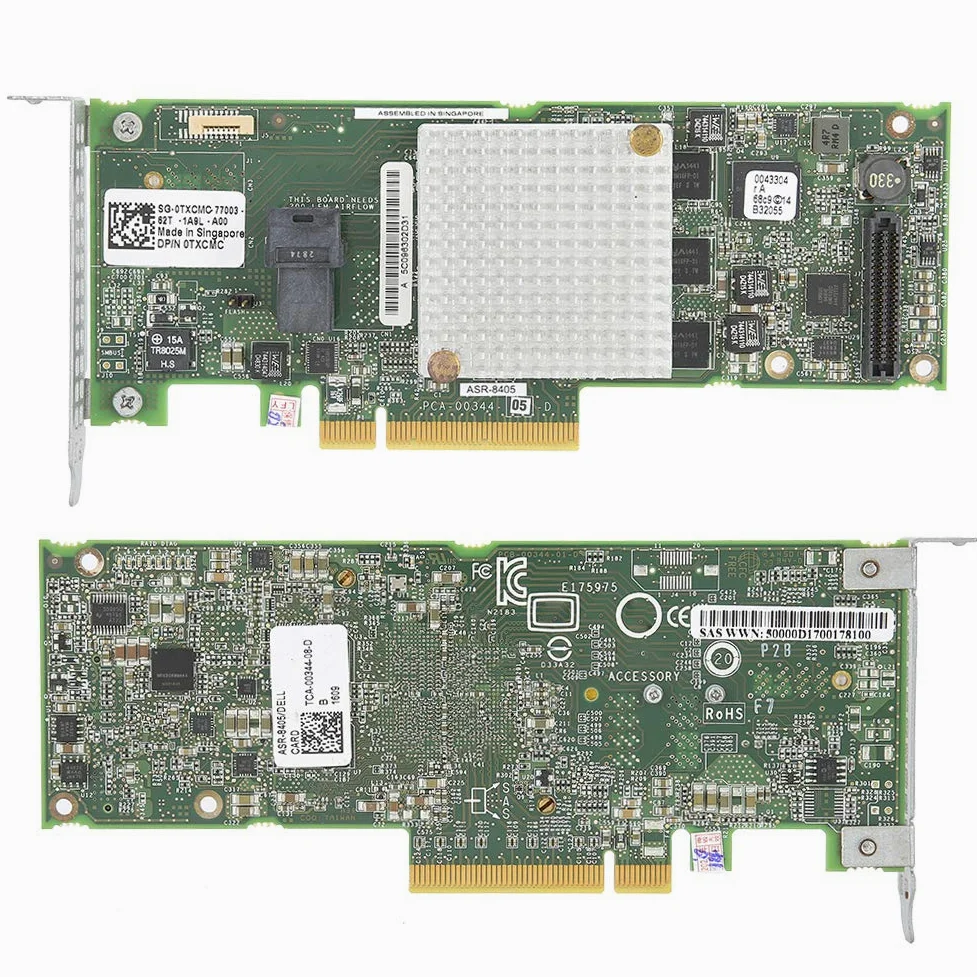 03 Adattatore Controller ASR ‑ 8405, Scheda di Controllo, 12 GB/s per/Rosso