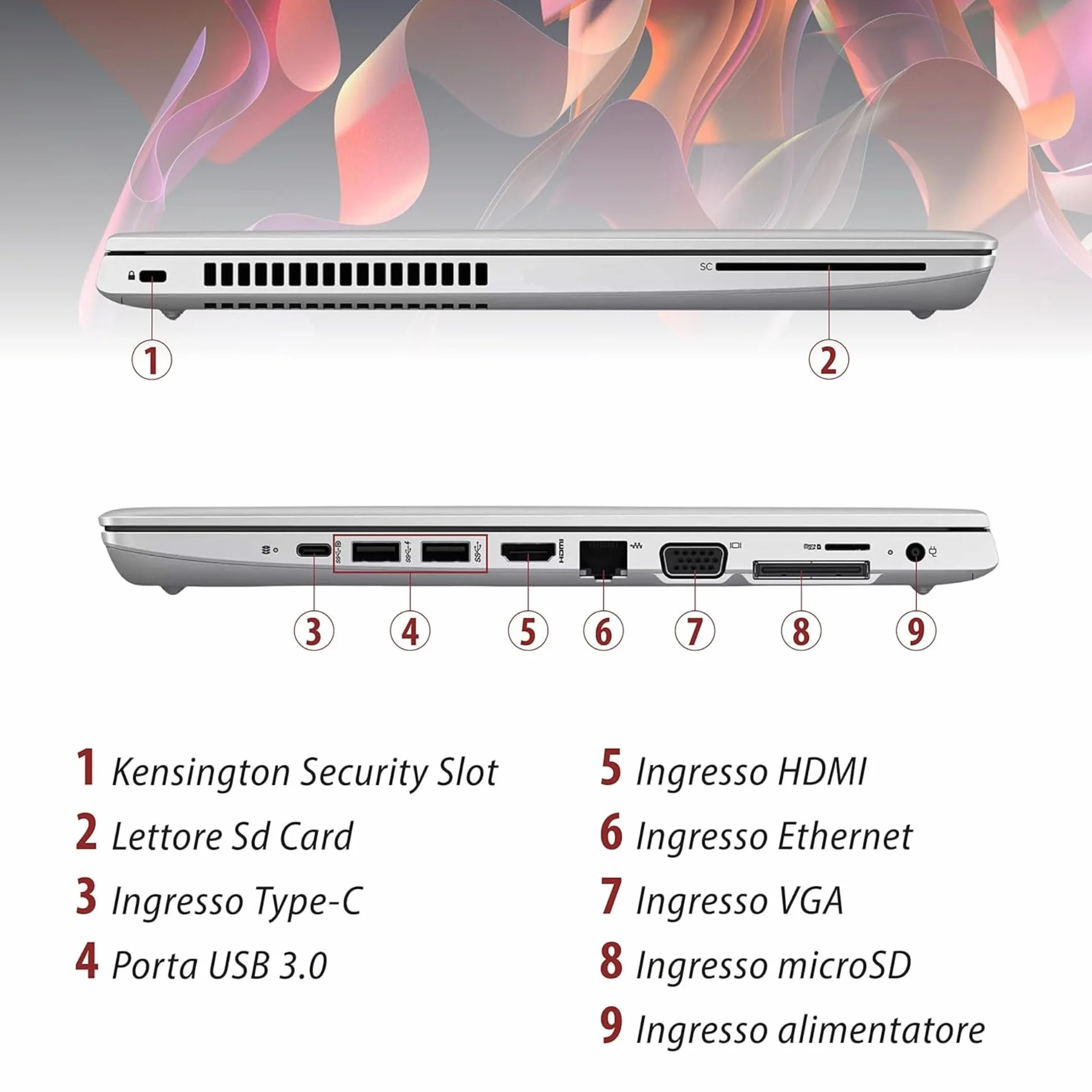 HP ProBook 650 G5 intel i5-8250U Intel Core i5 di 8 gen. 15.6" HD Libre Office, Ram 16GB SSD 512Gb, 3 x usb 3.0, 1 x HDMI, Wi-Fi, W11 (Ricondizionato)