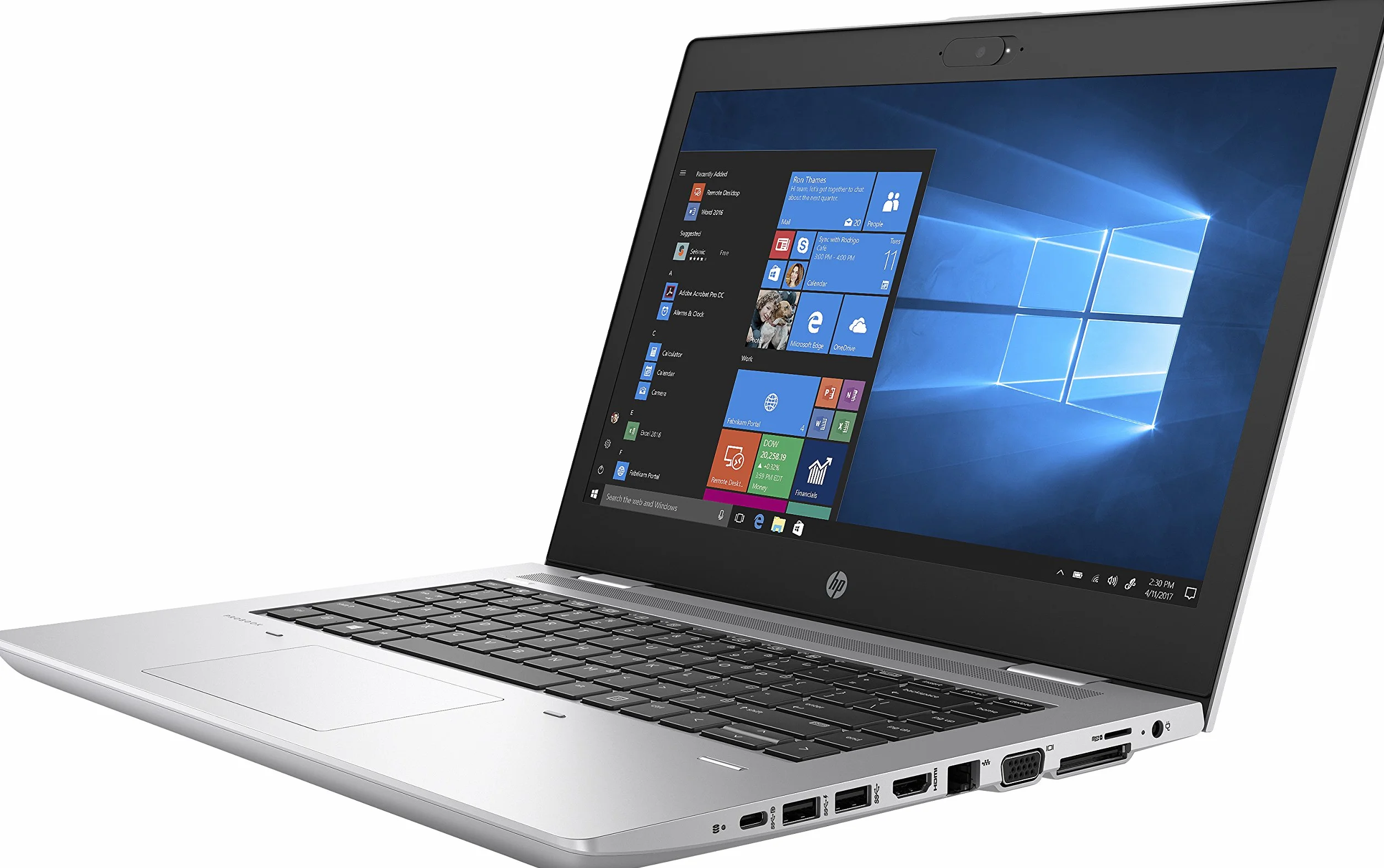 HP ProBook Pc Portatile Notebook Intel i5 8th, Ram 16Gb, SSD 256Gb, Display da 14", WiFi, BT, Cam, Windows 11 Pro + Libre Office (Ricondizionato)