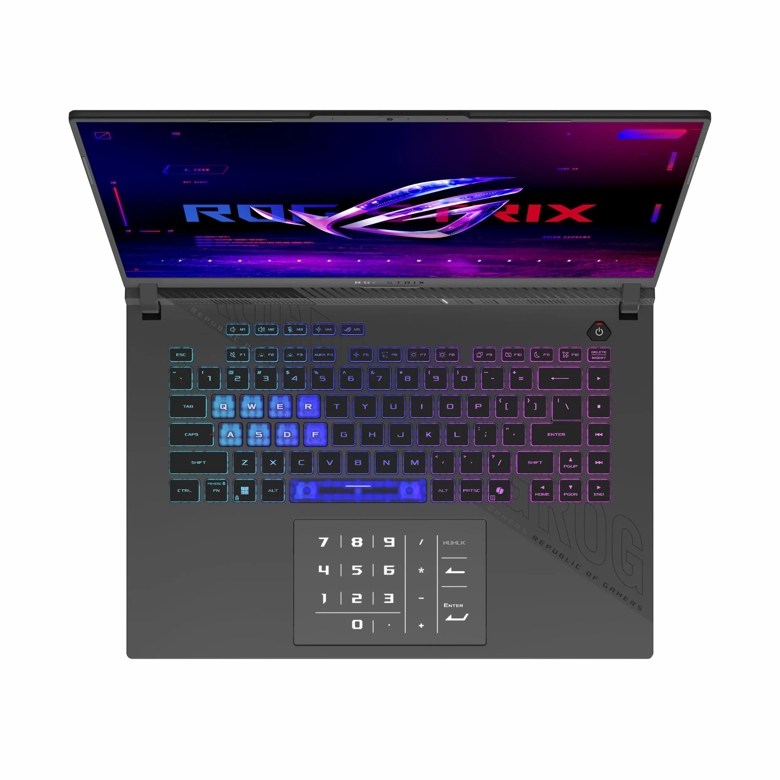 ASUS ROG Strix G16 G614FM#B0DYDYZG9D, Notebook con Monitor da 16" Anti-glare, 165Hz, processore AMD Ryzen™ 9 9955HX, RAM 16GB, 1TB SSD, NVIDIA® GeForce RTX™ 5060 8GB GDDR7, Win11 Home, Gray