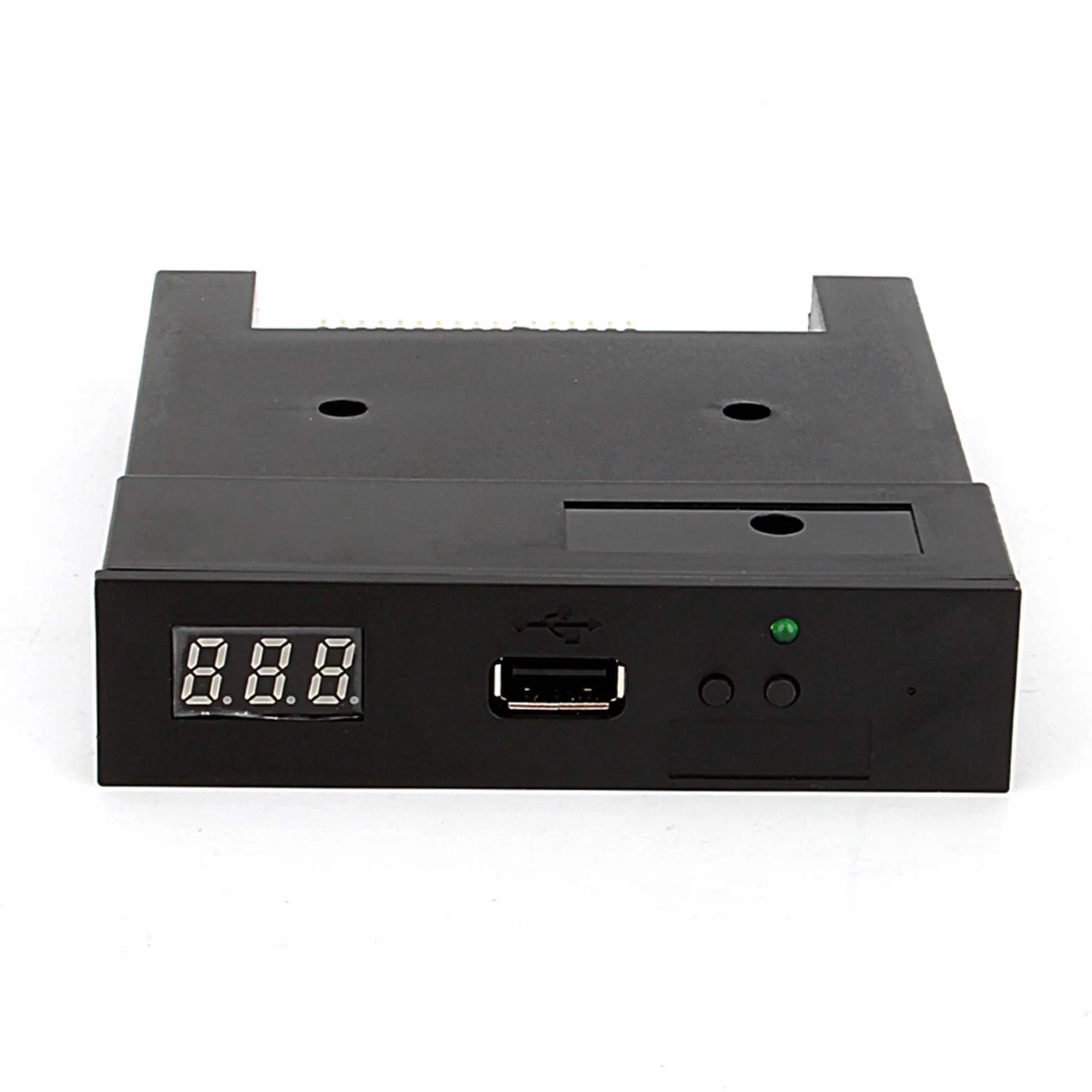Emulatore per unità floppy SFR1M44-U100, 1,44 MB 3,5" USB Floppy Unità floppy con USB SSD Floppy Emulator compatibile con tastiere musicali e organi elettronici, nero