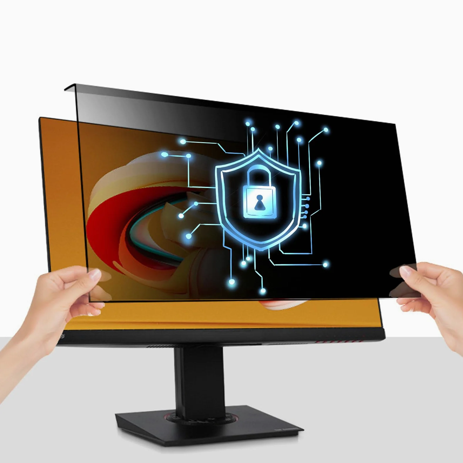 Pellicola protettiva per la privacy, schermo per monitor desktop widescreen 16:9, filtro antigraffio per la privacy da appendere da 20 pollici/21,5 pollici/24 pollici/27 pol(24 pollici 547*320 mm