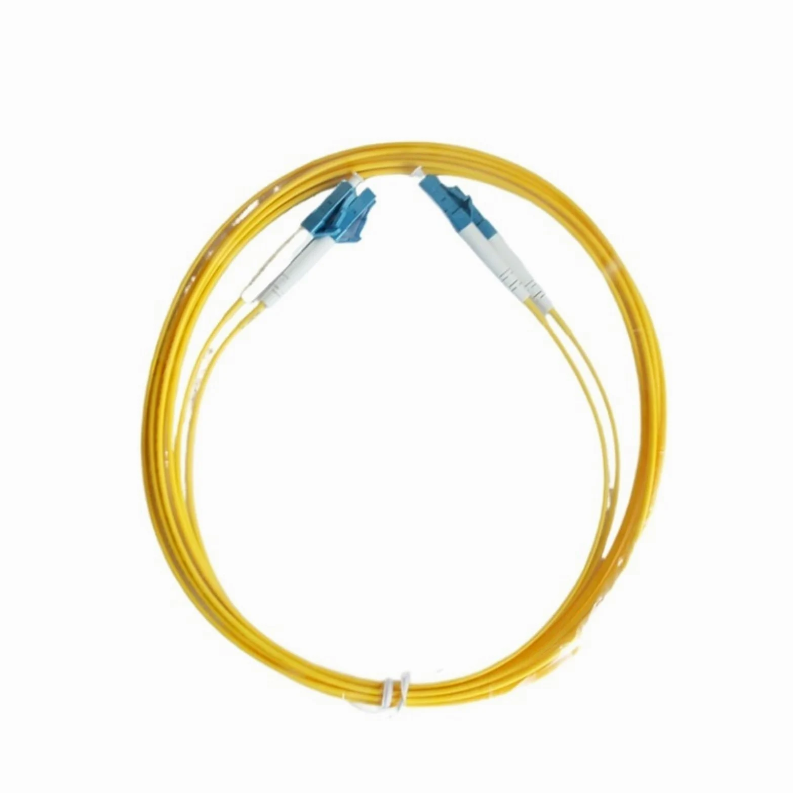Cavo patch in fibra ottica duplex LC-LC, cavo jumper, SM Duplex 9/125 PVC, 2,0 mm, 1 M 2 M 3 M 5 M, 10 pezzi/lotto(5m)