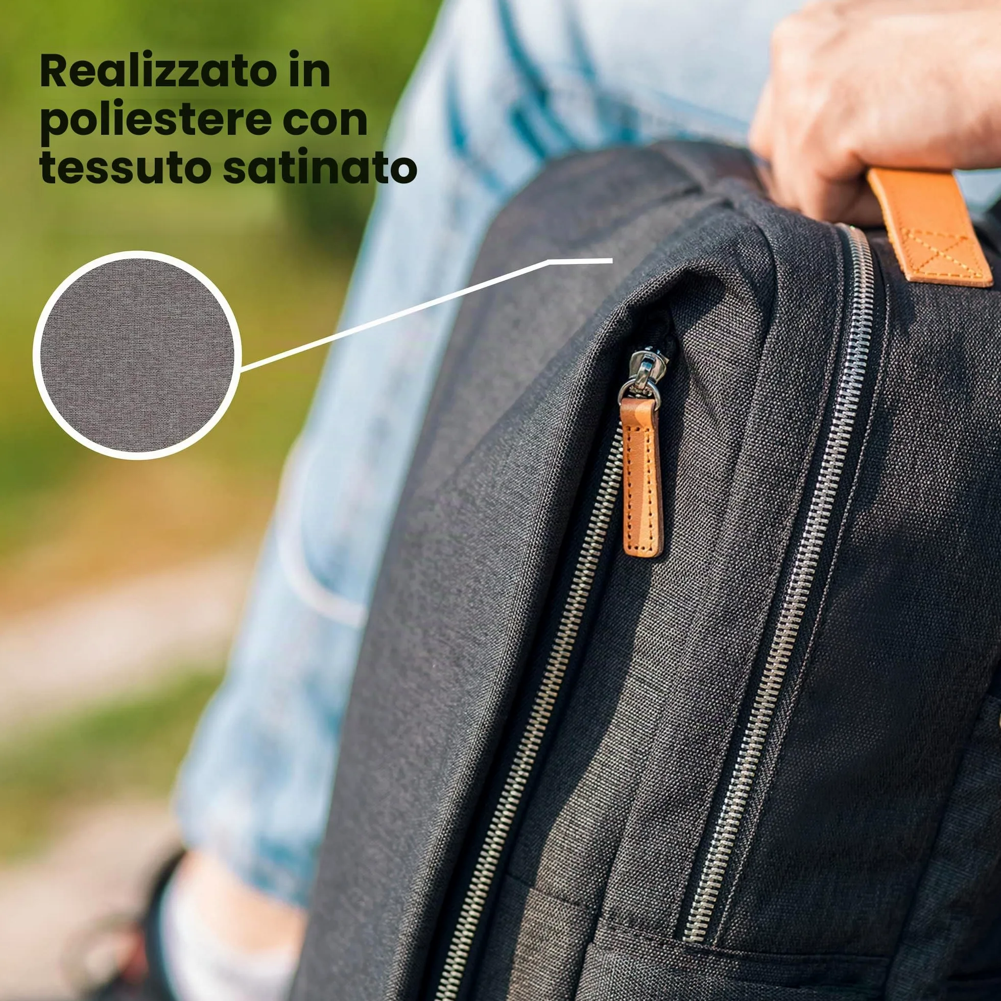 Nordace Siena - Zaino per computer portatile da 15,6 pollici, unisex, con porta di ricarica USB, impermeabile, per tutti i giorni, viaggi o lavoro
