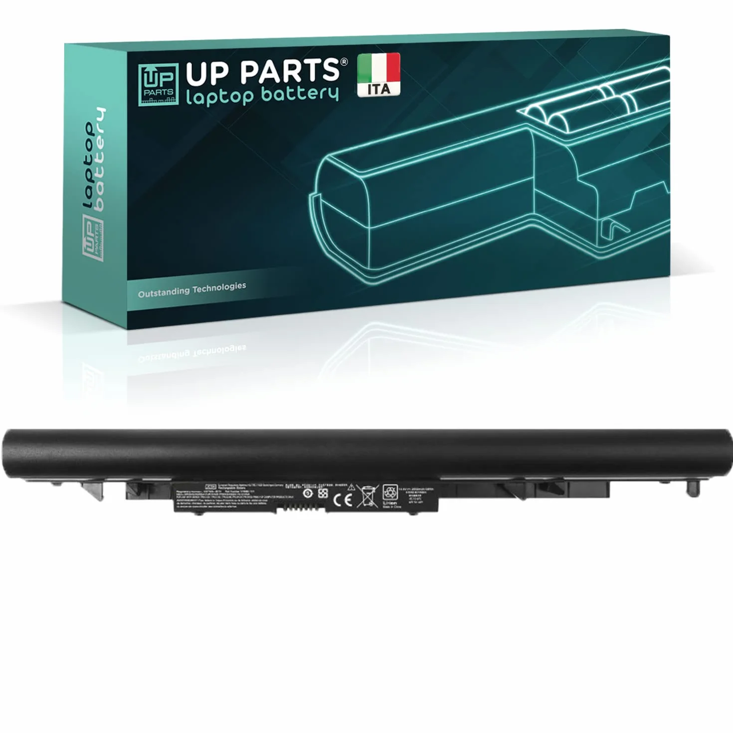 JC04 2850mAh Modello Batteria 919700-850, 919682-831, 919681-221, 919682-121, HSTNN-HB7X Batteria di ricambio per HP Pavilion 250 G6 255 G6 TPN-C129 14-bs 14-bu 15-BS 15-BW 15-br (14.8V 38Wh) UP PARTS