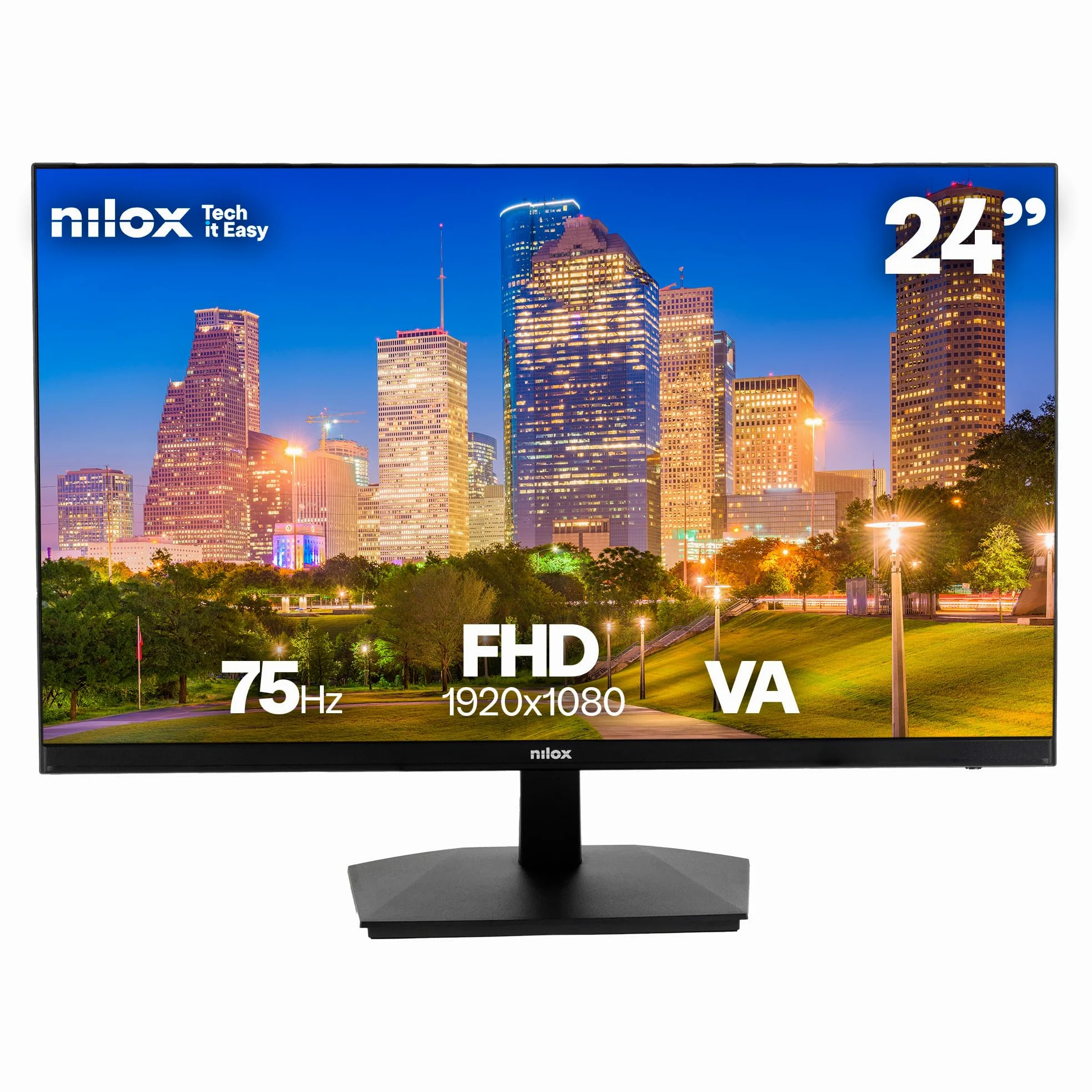 Nilox Nxm24fhd111 24´´ Fhd Va Led 100hz Monitor One Size