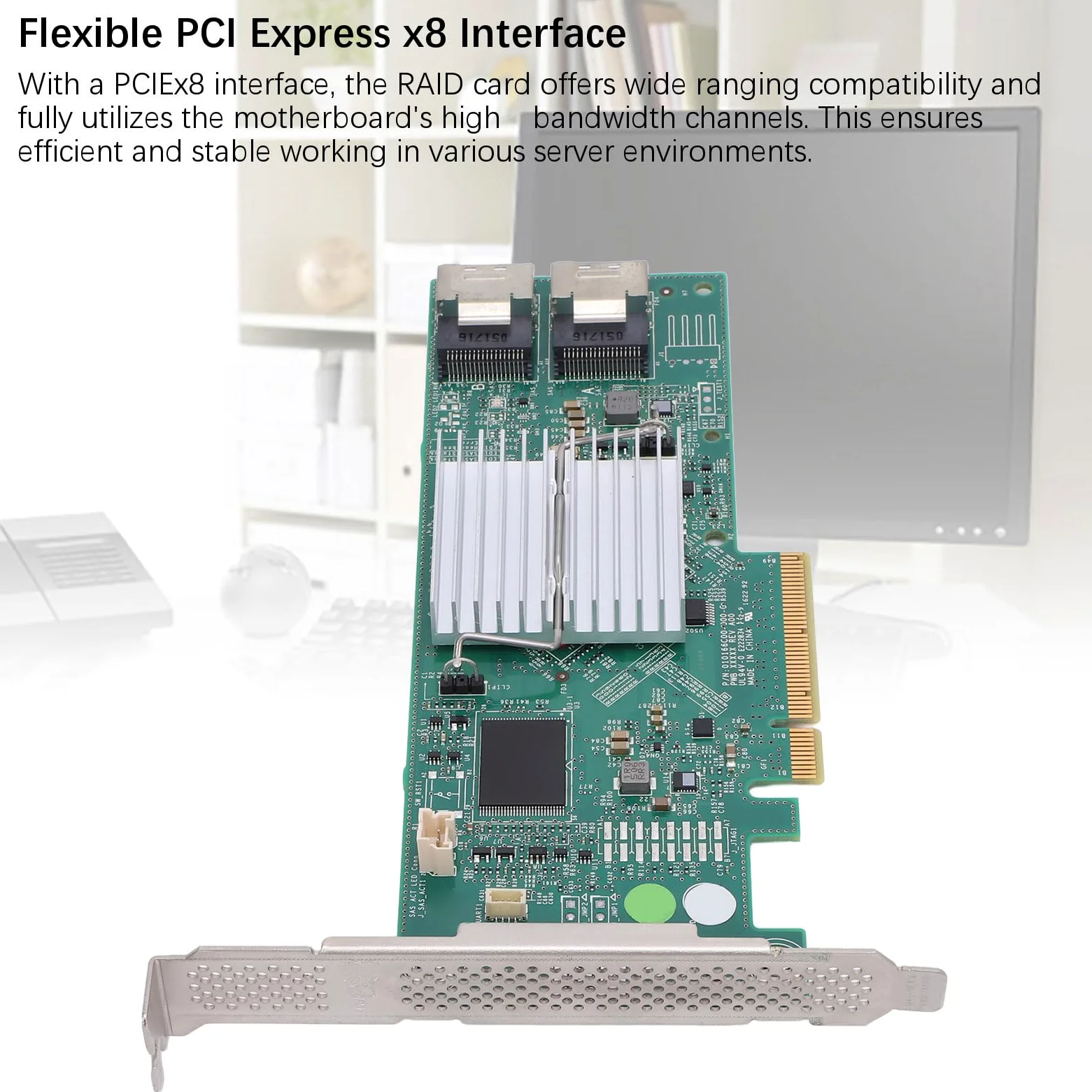 Scheda Controller RAID IR H310, Scheda Array SAS PCI Express X8 da 6 GB/s per system Server