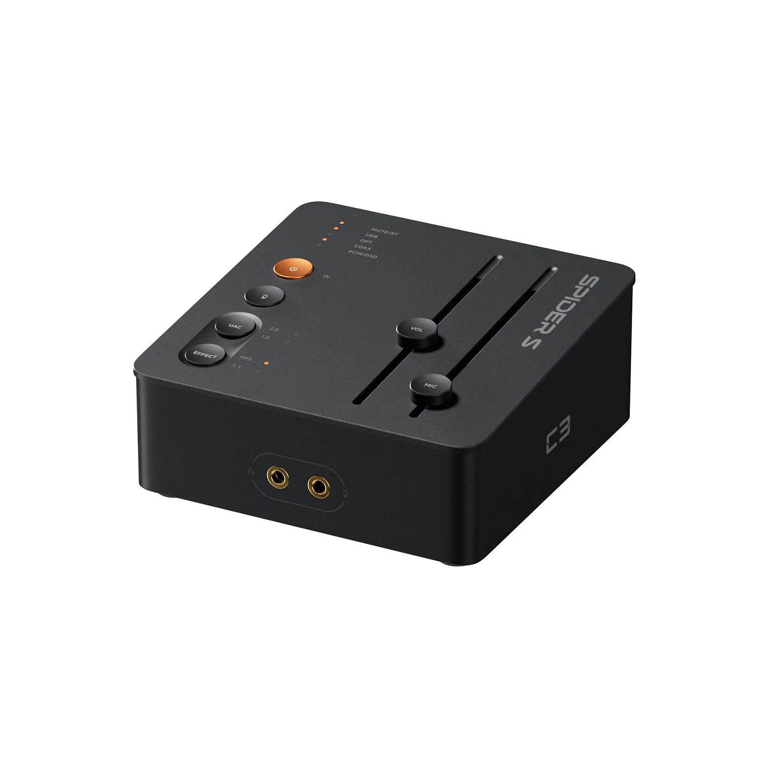 Fosi Audio C3 Scheda Audio USB PC, Gaming DAC con Audio Surround 7.1, Scheda Audio Esterna con XMOS XU316 e CS43131, Microfono Noise Cancelling per FPS, PS5, Switch, Laptop, Mac, Nero