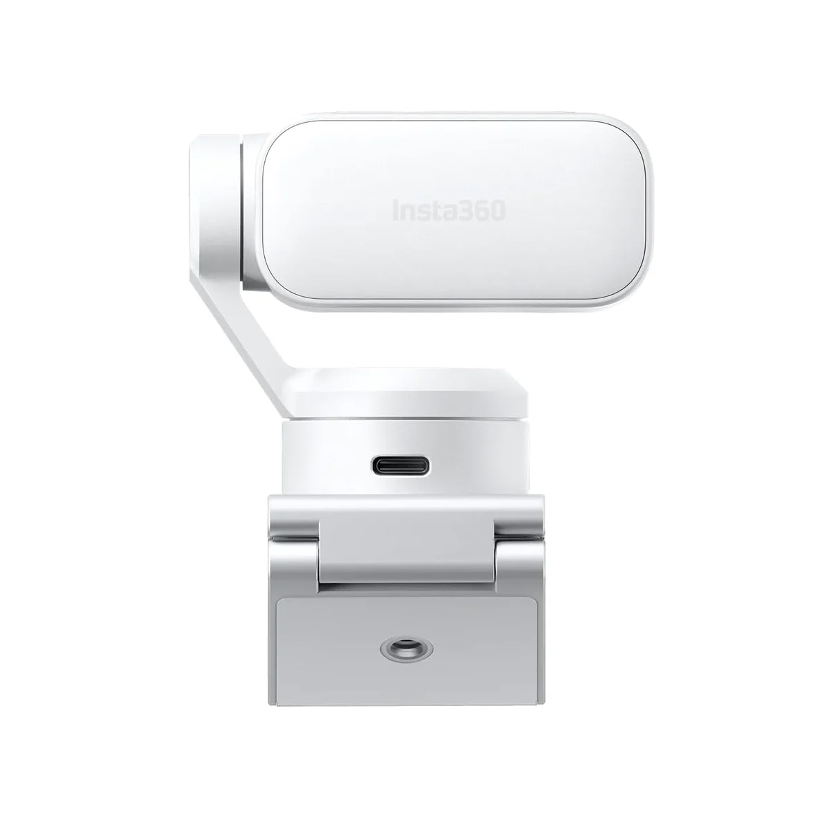 Insta360 Link 2 Bianco- PTZ 4K Webcam per PC/Mac, Sensore da 1/2", IA Tracking, HDR, Mic di cancellazione del rumore IA, Controllo gestuale per lo streaming, Videochiamate, Gaming.