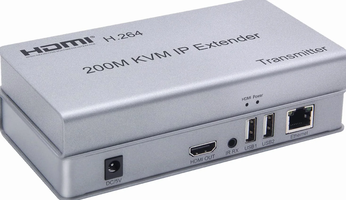 Extender IP HDMI KVM 200M over IP RJ45 Ethernet CAT6 6A Trasmettitore Ricevitore 1TX a 20RX e connessione a cascata Tastiera USB Mouse su UTP/STP H.264 (TX+RX)