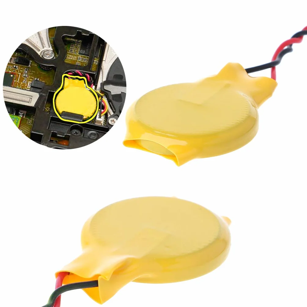 JIACUO 10 Pezzi CR2032 2032 Cavo Batteria 2 Pin -Laptop Scheda Madre BIOS CMOS Batteria con Filo Smontare la Batteria 230 mAh