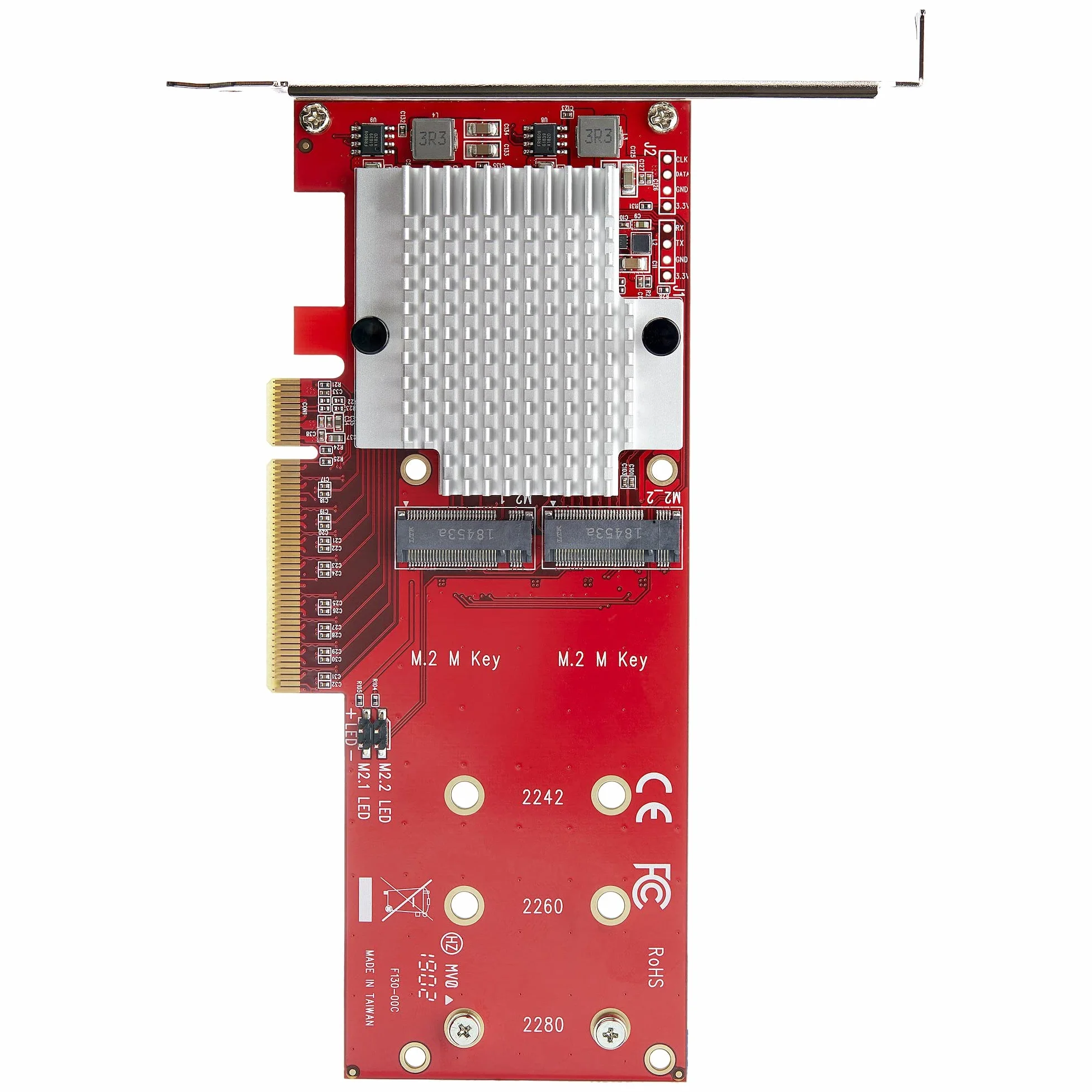 StarTech.com Adattatore PCI Express 3.0 x 8 per SSD M.2 NVMe - PCIe 3.0 (PEX8M2E2)