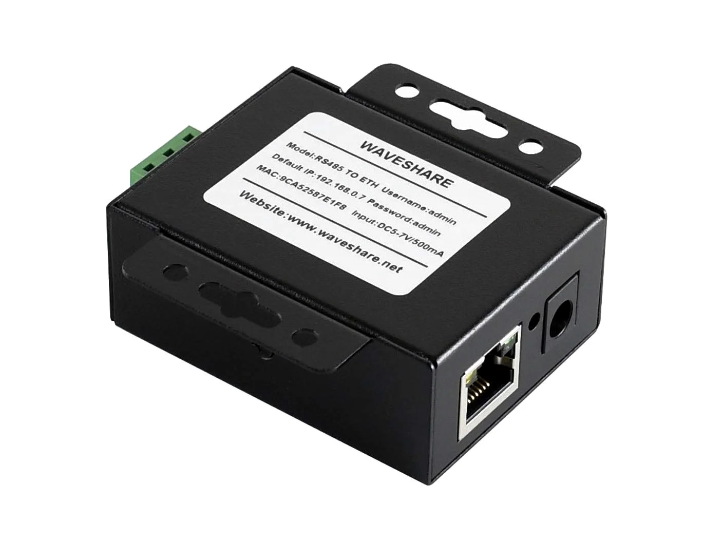 IBest RS485 to Ethernet Converter Module, Ethernet Interface 10/100M Auto-MDI/MDIX, Configurable RS485 Baudrate 600bps~230.4Kbps, Webpage Configuration