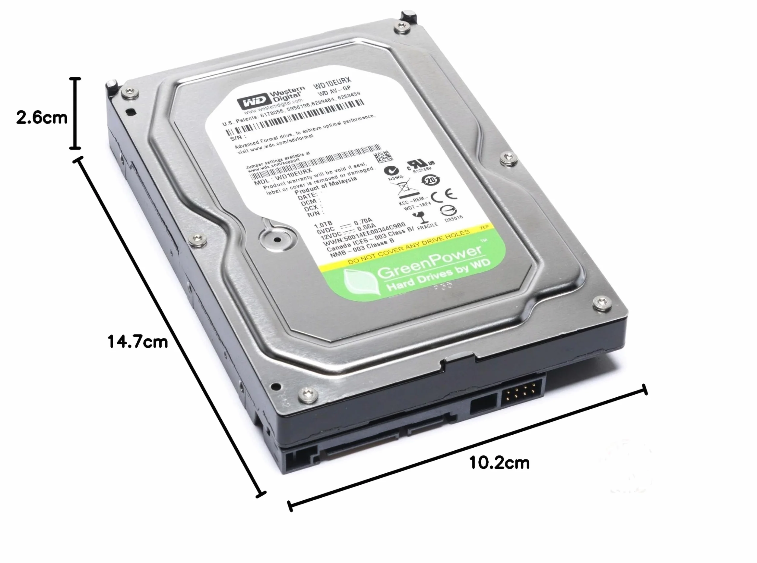 Western Digital WD10EURX Hard Disk