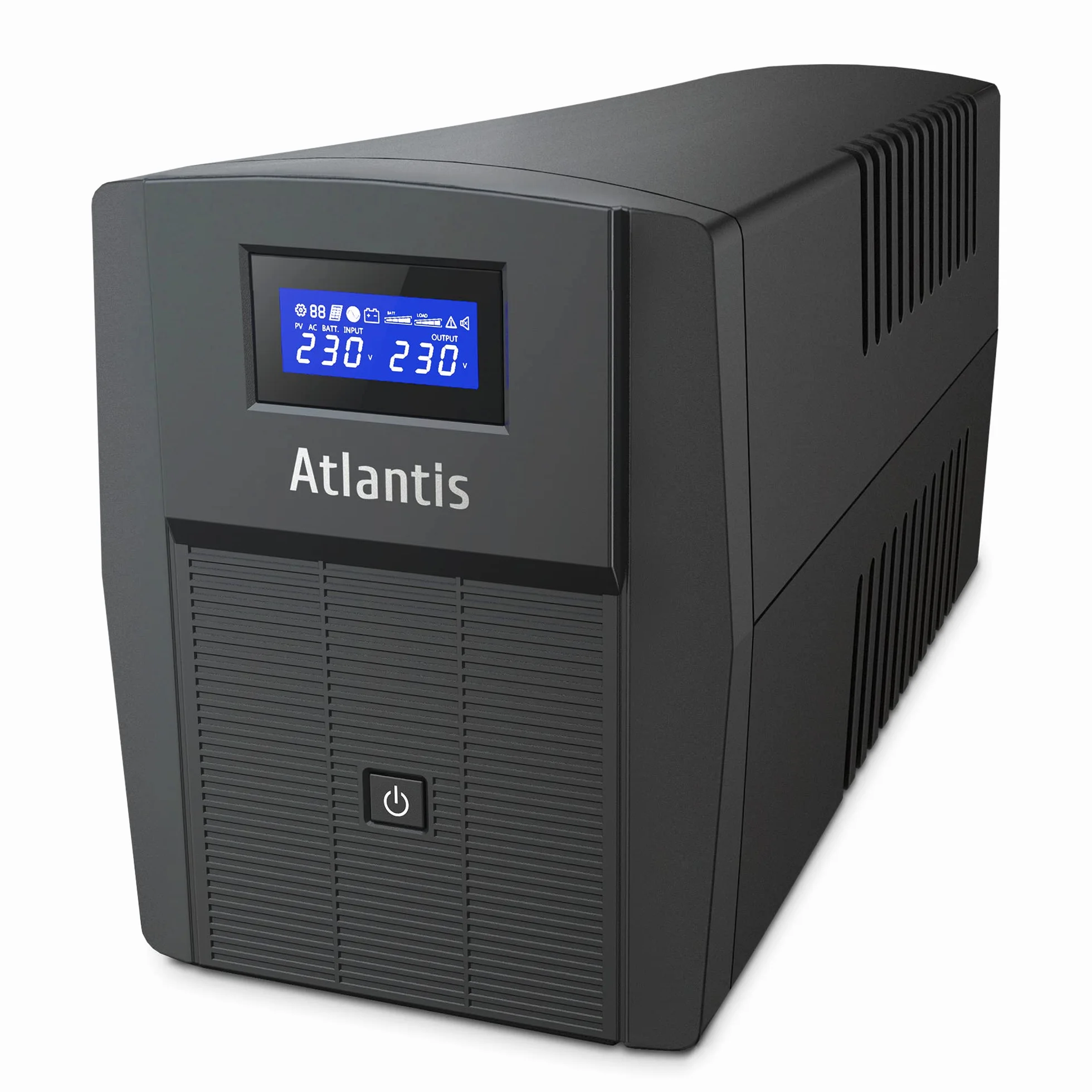 Atlantis A03-HP2003 UPS Onda Sinusoidale Pura 1500VA 900W Line Interactive LCD USB-HID