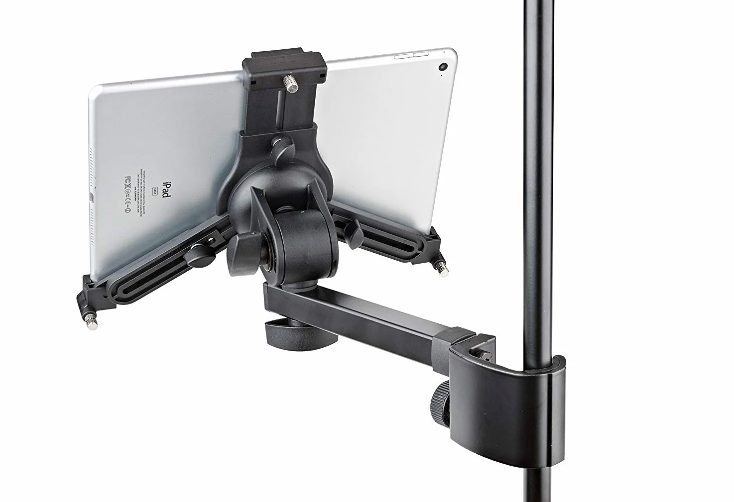 Keepdrum MS106 - Supporto per microfono con braccio + supporto per tablet PC 19791 K M per tablet con altezza da 220 a 331 mm e larghezza da 128 a 232 mm