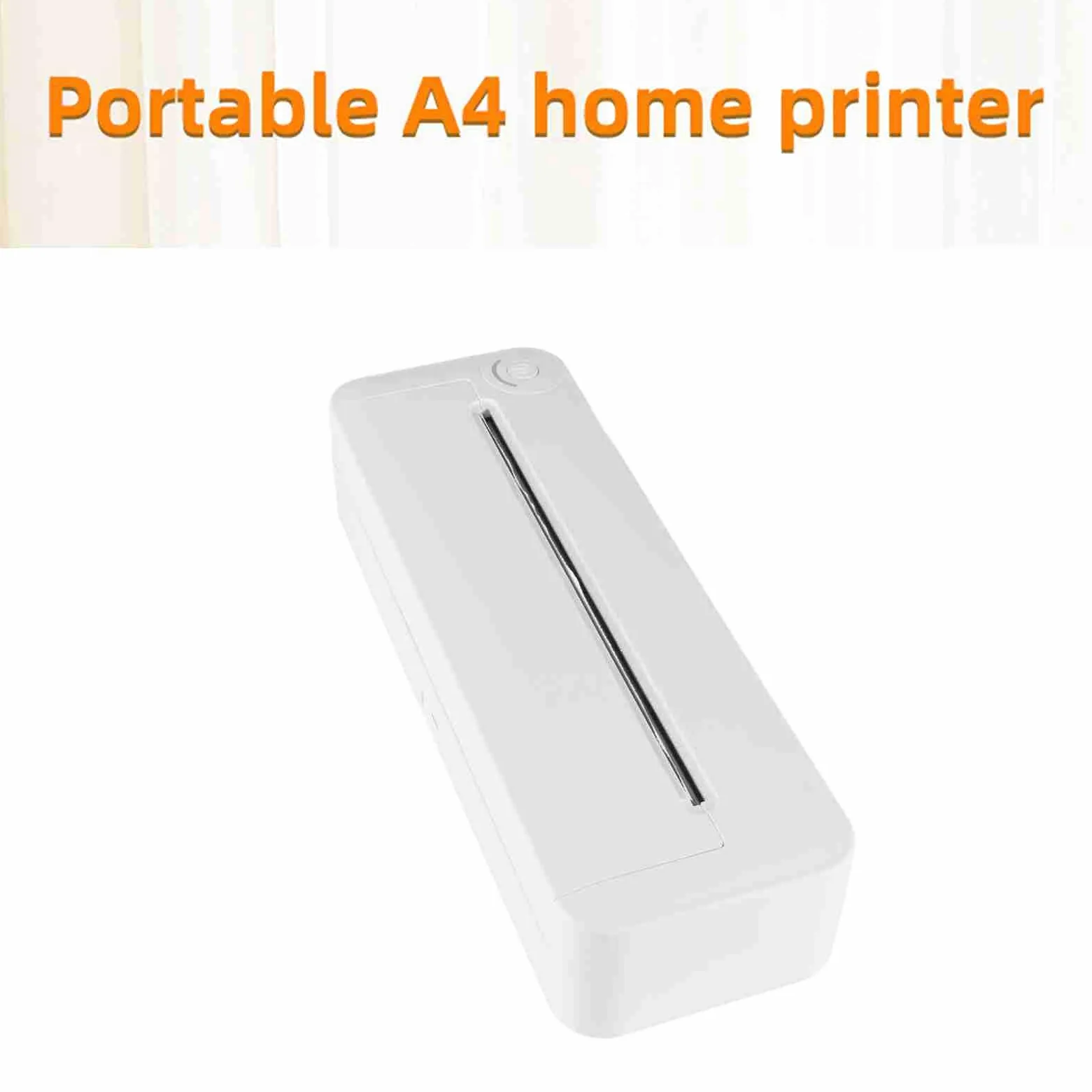 HUIOP Stampante Portatile,Stampante Portatile per Carta A4 Stampa Termica Wireless BT Connect Compatibile con iOS e Android Supporto per Stampante Fotografica Mobile Larghezza 210 mm per Viaggi