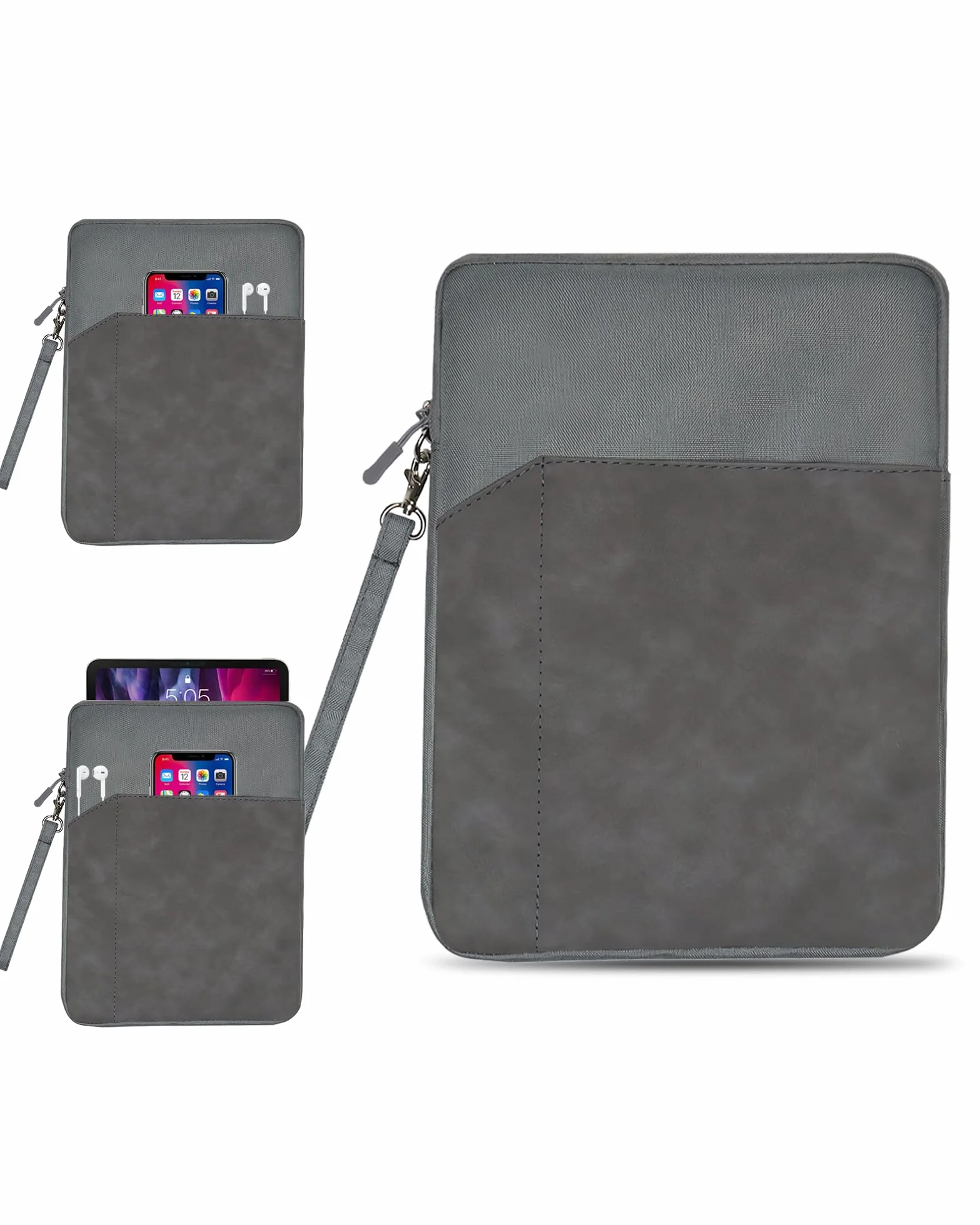 Custodia per tablet Remarkable Paper Pro Move (7,3 pollici), protezione completa, impermeabile, leggera e portatile, grigio scuro