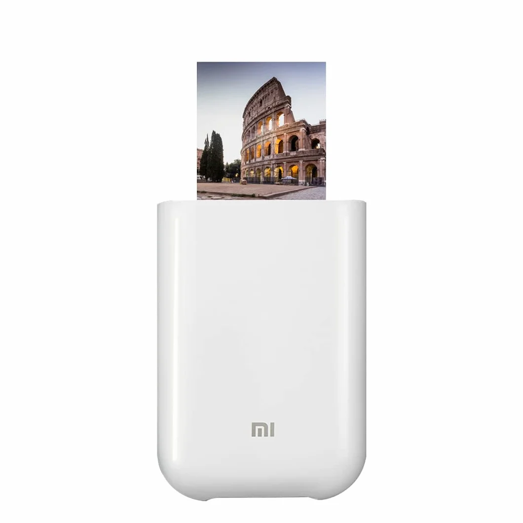 XIAOMI Mi Portable Photo Printer, Stampante Laser Portatile, Connessione Bluetooth/USB/WLAN, Bianco, Versione Italiana