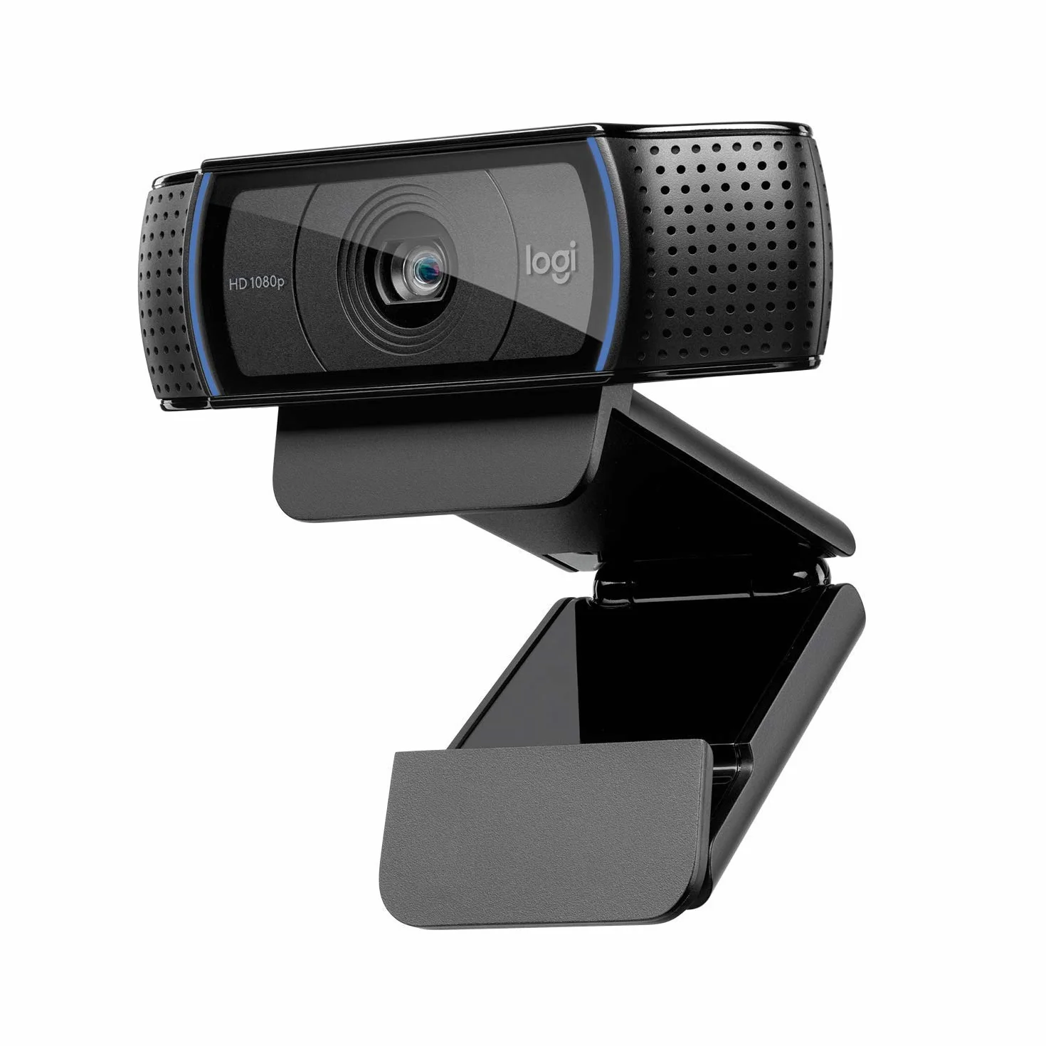 Logitech C920 Hd Pro Webcam, Videochiamata 1080P/30Fps, Audio Stereo, ‎Skype, Zoom, Facetime, Hangouts, ‎‎Streaming, Pc/Mac/Laptop/Tablet/Chromebook, Nero