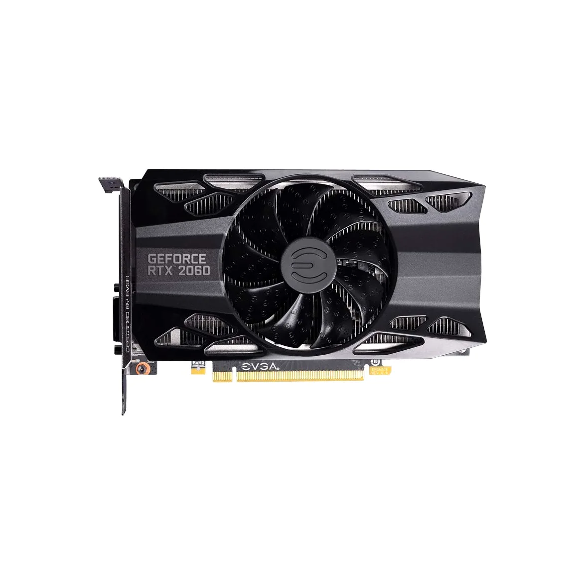 Evga Geforce Rtx 2060 Sc Gaming, 6Gb Gddr6, Ventilatore Hdb , 06G-P4-2062-Kr, Nero, ‎18.98 x 4.45 x 11.12 cm, 880 grammi