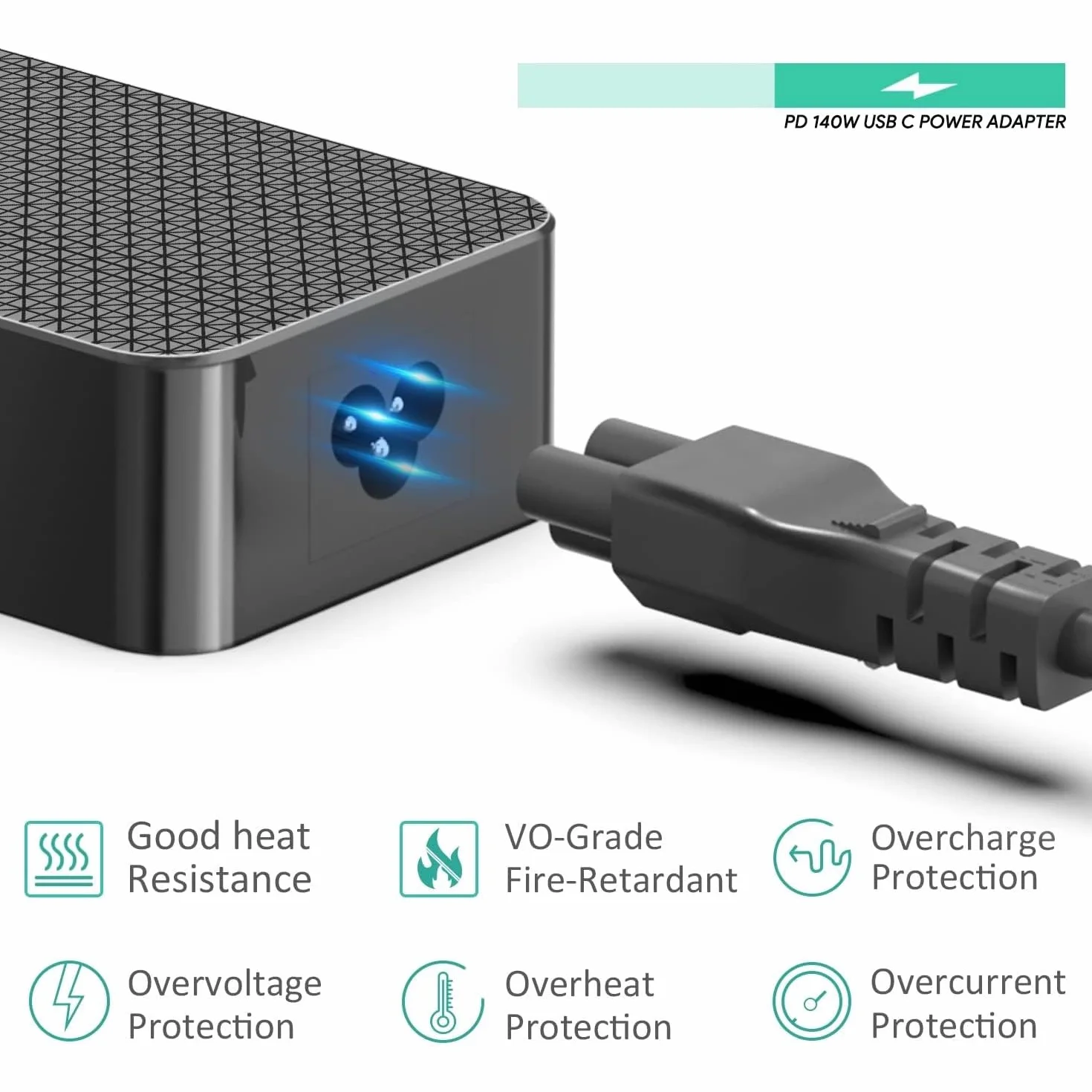 Avalon Nano 3 Caricatore USB C 140W 28V 5A PD 3.1 GaN per Bitcoin Miner 4th/s 100W
