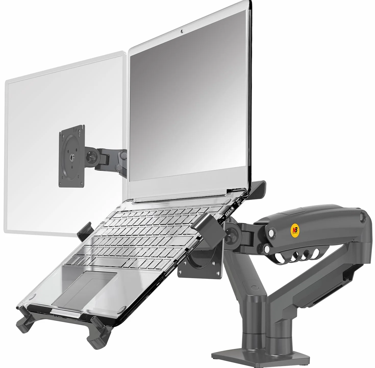 NB North Bayou Supporto per Monitor, Supporto 17-32'' Schermo del computer o Laptop 13-17'', Carico Massimo 9 KG, VESA 75/100 mm