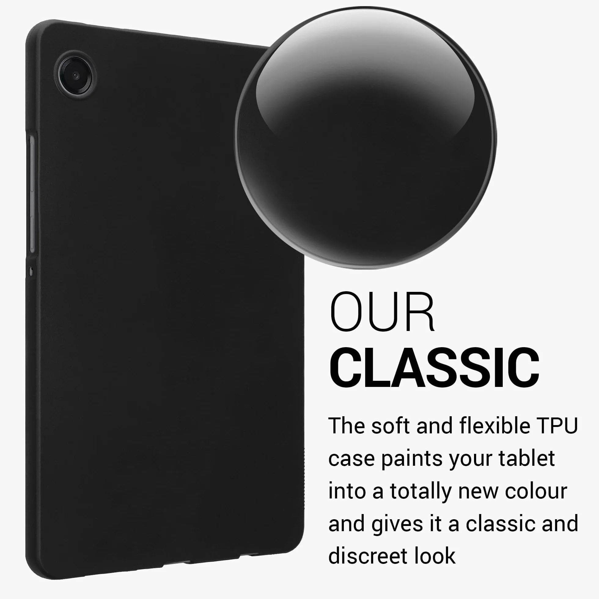 kwmobile Custodia compatibile con Samsung Galaxy Tab A11 - Cover Tablet Custodia in silicone TPU - Backcover Copertina protettiva Tab