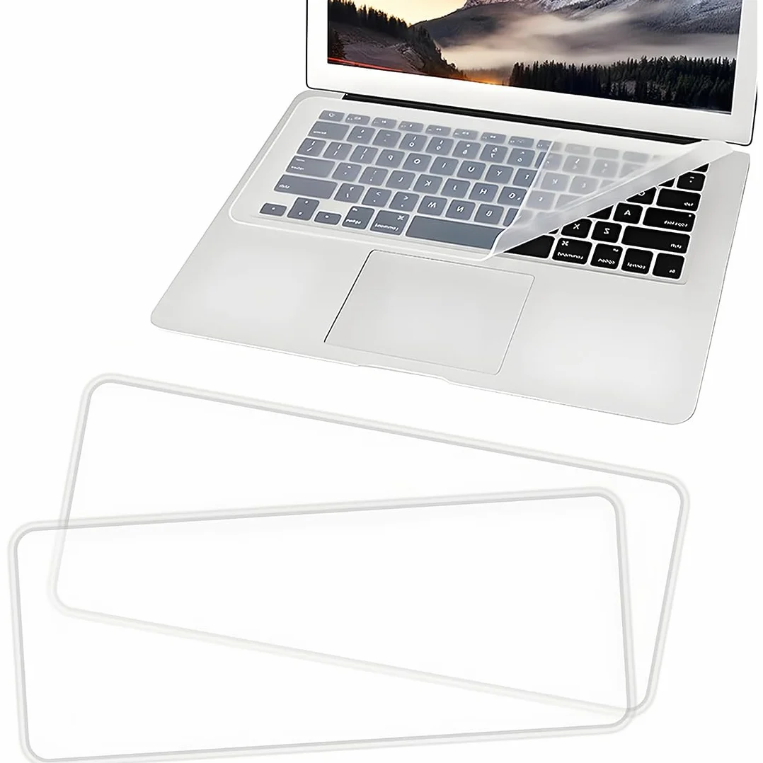 2 Pezzi Copritastiera PC Universale in Silicone, 15-17 Pollici, tastiera portatile accessori, Lavabile e Riutilizzabile, Copri Tastiera per Laptop