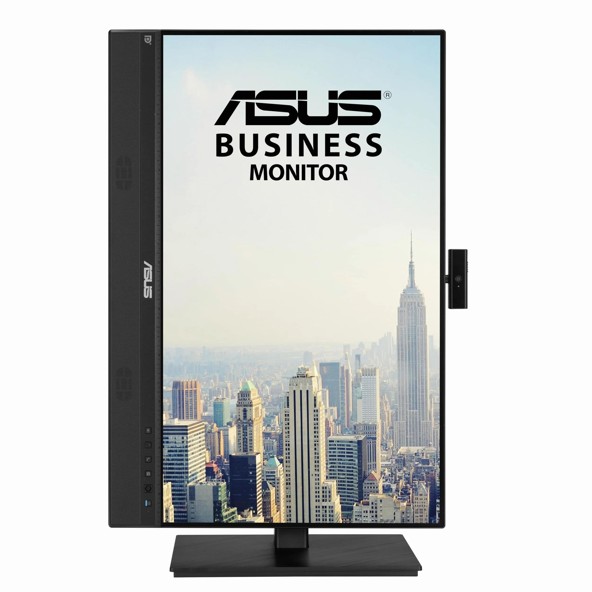 ASUS BE24ECSNK, Monitor 23.8”, FullHD(1920x1080), IPS, Frameless, Webcam FullHD Integrata, Microfono Ai Noise Canceling, USB-C, Speaker Integrati, Design Ergonomico, Eye Care, Riduzione Luce Blu, Nero