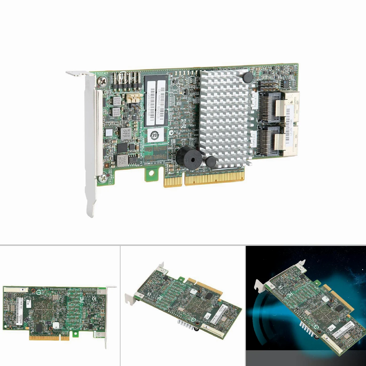 Akozon SAS LSI 9267-8i 2208 6 GB S 512 MB PCI-E 2.0 8 Porte SATA Controller SAS Raid di Espansione RAID0 1 10 Low Baffle