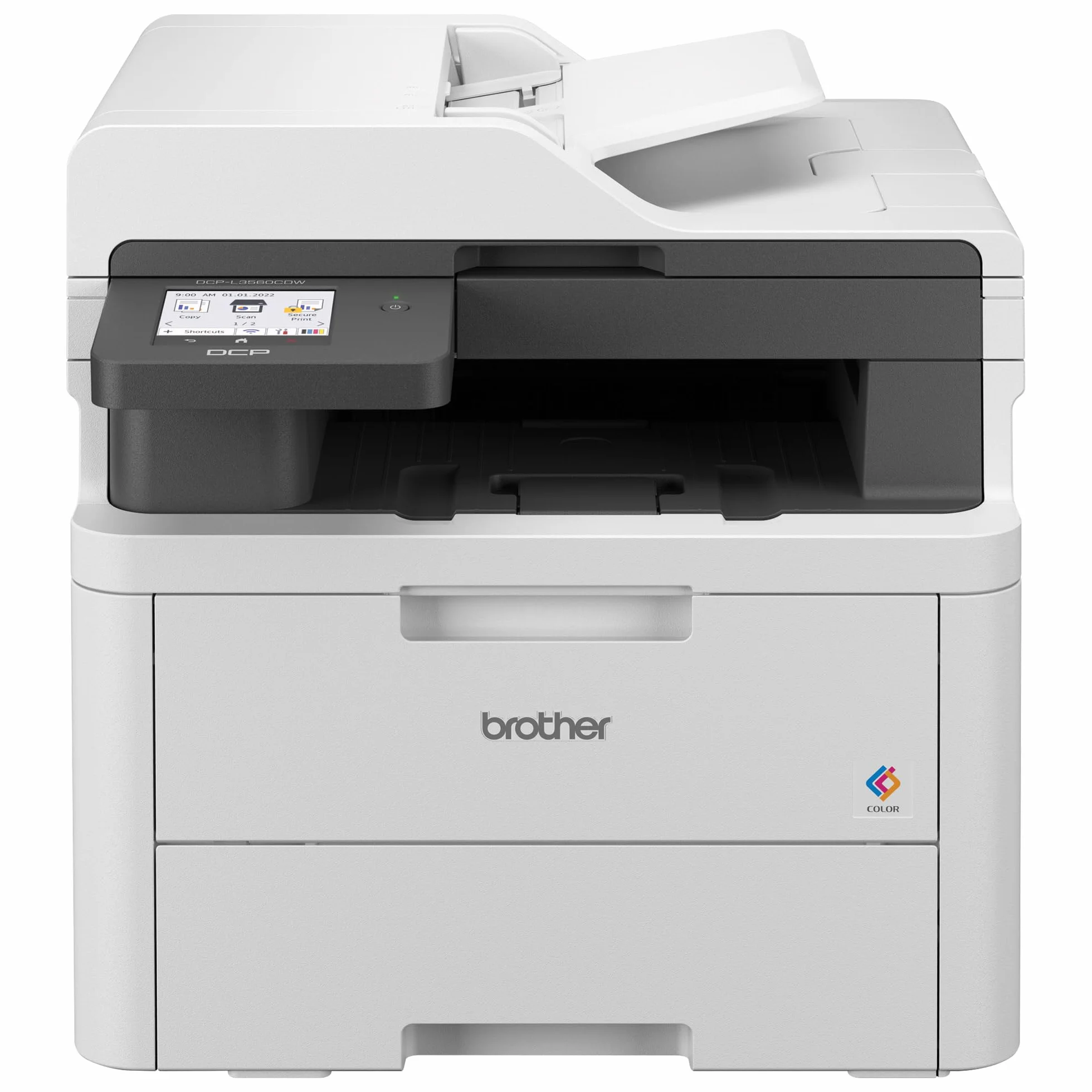 Brother DCPL3560CDW Multifunzione LED a Colori 26 ppm Stampa Fronte/Retro Display Touch 8,8cm USB LAN Wi-Fi Cassetto 250 fogli Toner inclusi 1000 pag