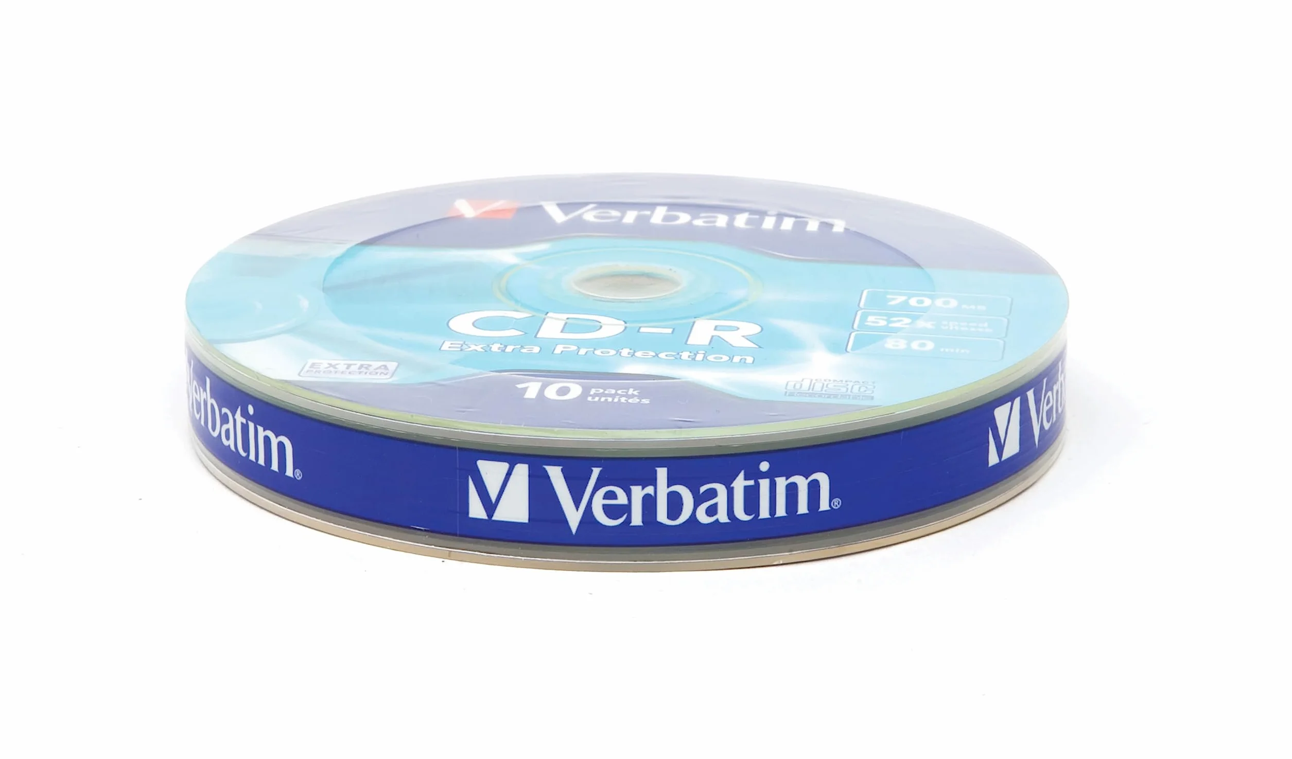 Verbatim CD-R 80MIN Datalife Protection, Confezione da 10
