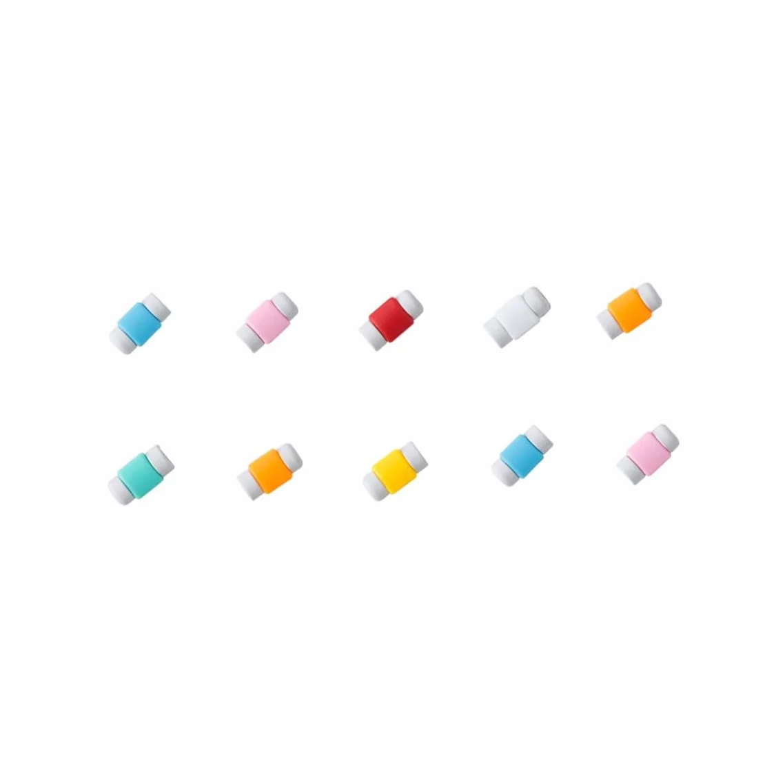 Cavi Chewer per iPhone/iPad, Protezione Cavo, 10 Pezzi, Lightning, USB, 5V, Indoor