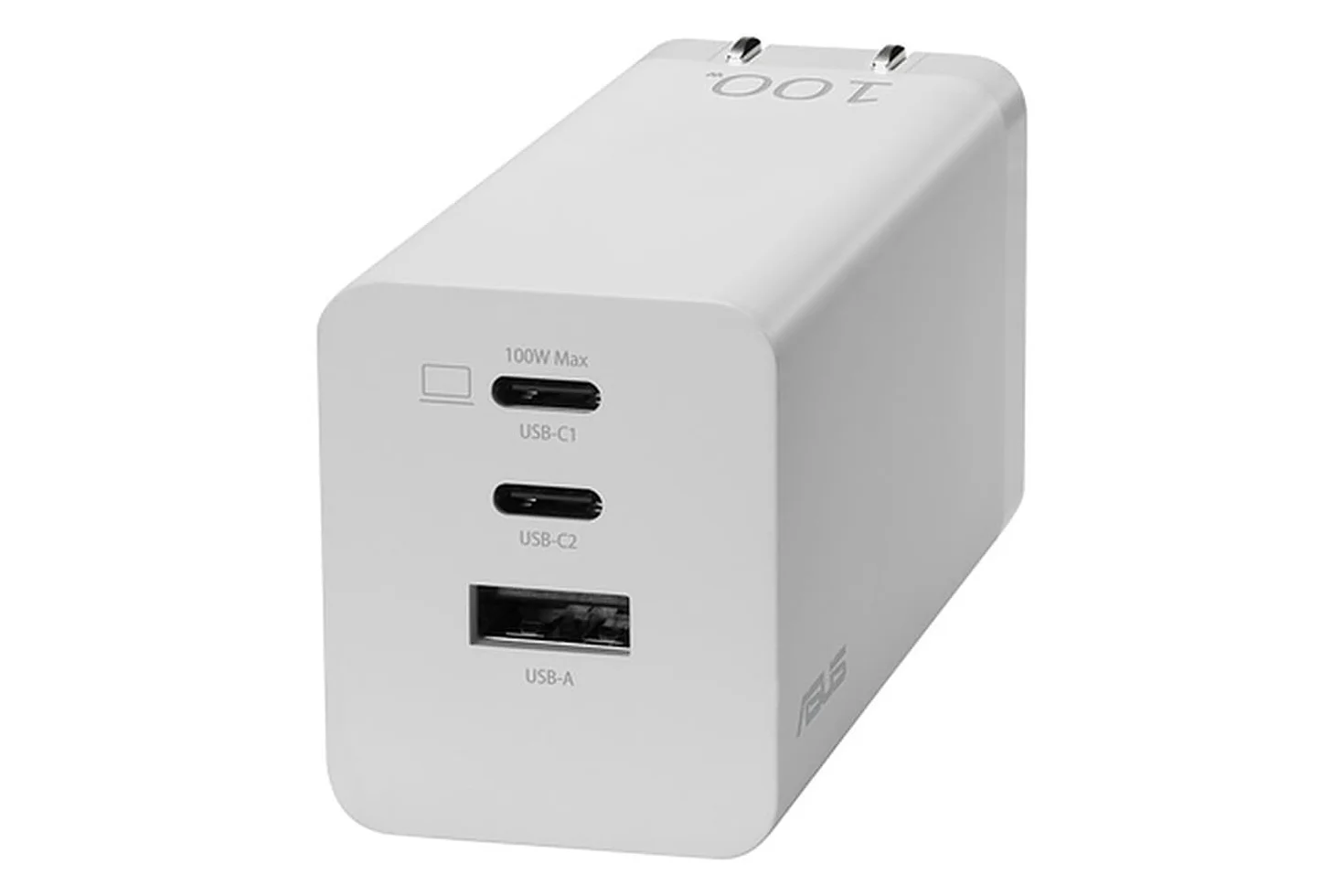 ASUS - Chargeur universel ROG GaN 100W blanc 3 ports