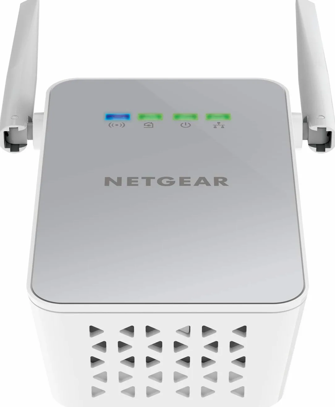 Netgear Plw1000-100Pes Adattatori Powerline Av1000, Wireless Ac Dual Band, 2 Porte Gigabit Totali, 2 Pezzi, Bianco, Ethernet