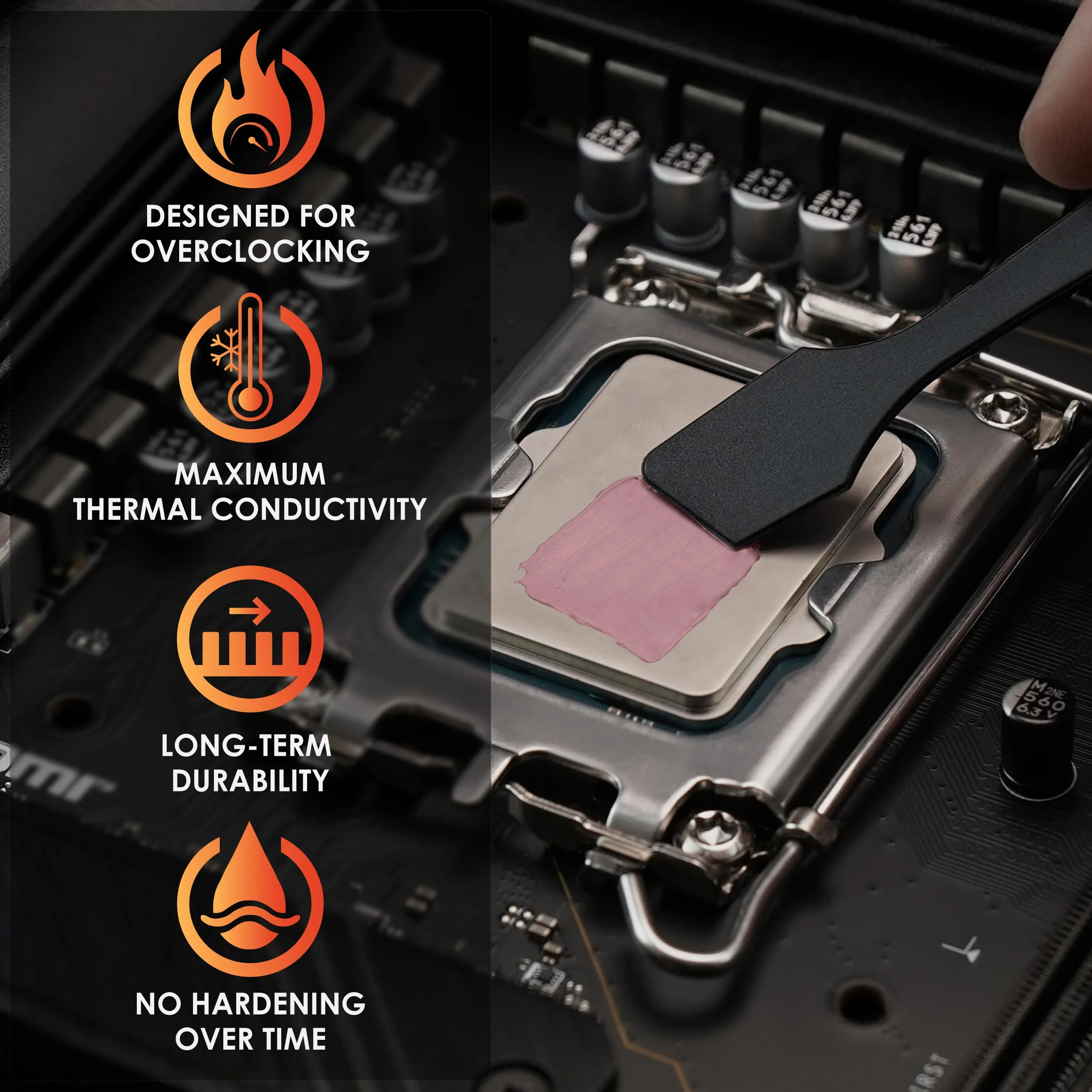 Thermal Grizzly - Kryonaut Extreme - 2 Grammi - Pasta termica ad alte prestazioni - per la massima conducibilità termica durante l'overclock di CPU/GPU/PS4/PS5/Xbox