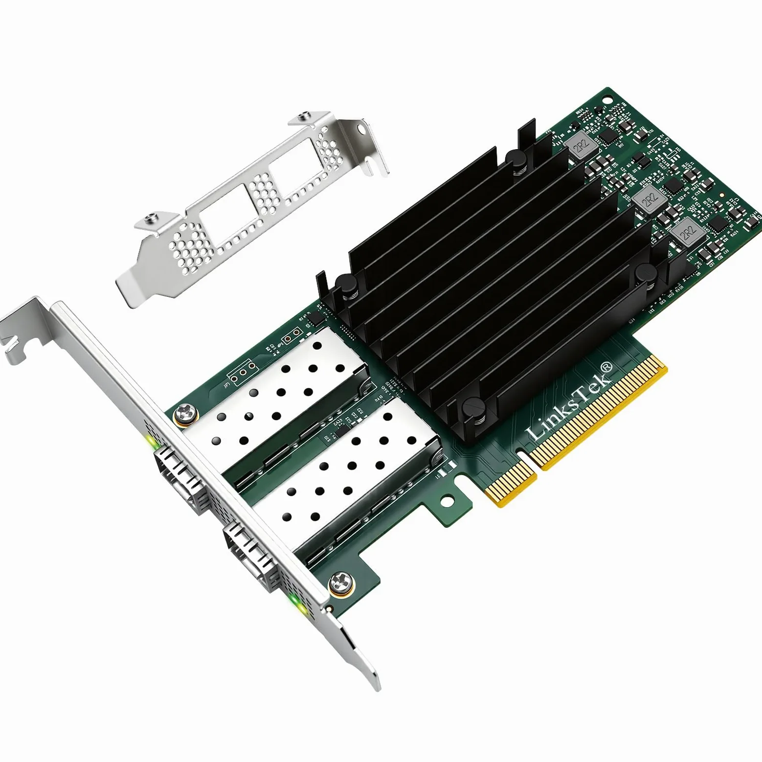 Adattatore Ethernet RDMA intelligente con porte in fibra SFP28 Dual 25GbE per server di virtualizzazione e archiviazione, controller Ethernet Mellanox ConnectX-4 Lx EN MT27711A0, 2X 25GbE PCIE 3.0 X8