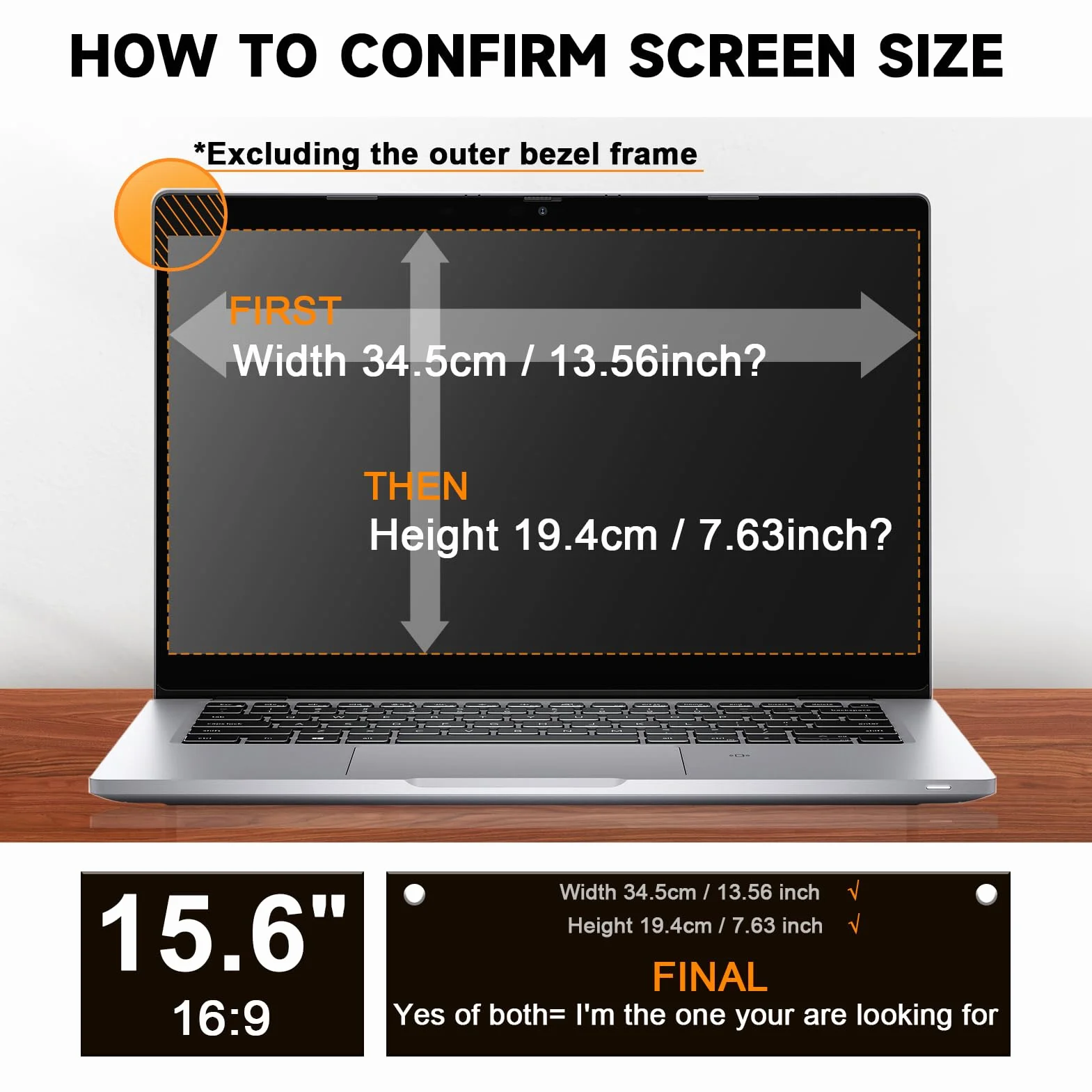 2 Pezzi Filtro Privacy Schermo 15.6 Pollici per 16:9 Laptop, Pellicola Privacy Filter Compatibile con HP/Dell/Acer/Lenovo/Thinkpad/Samsung/ASUS/Sony, Rimovibile Pellicola de Protezione
