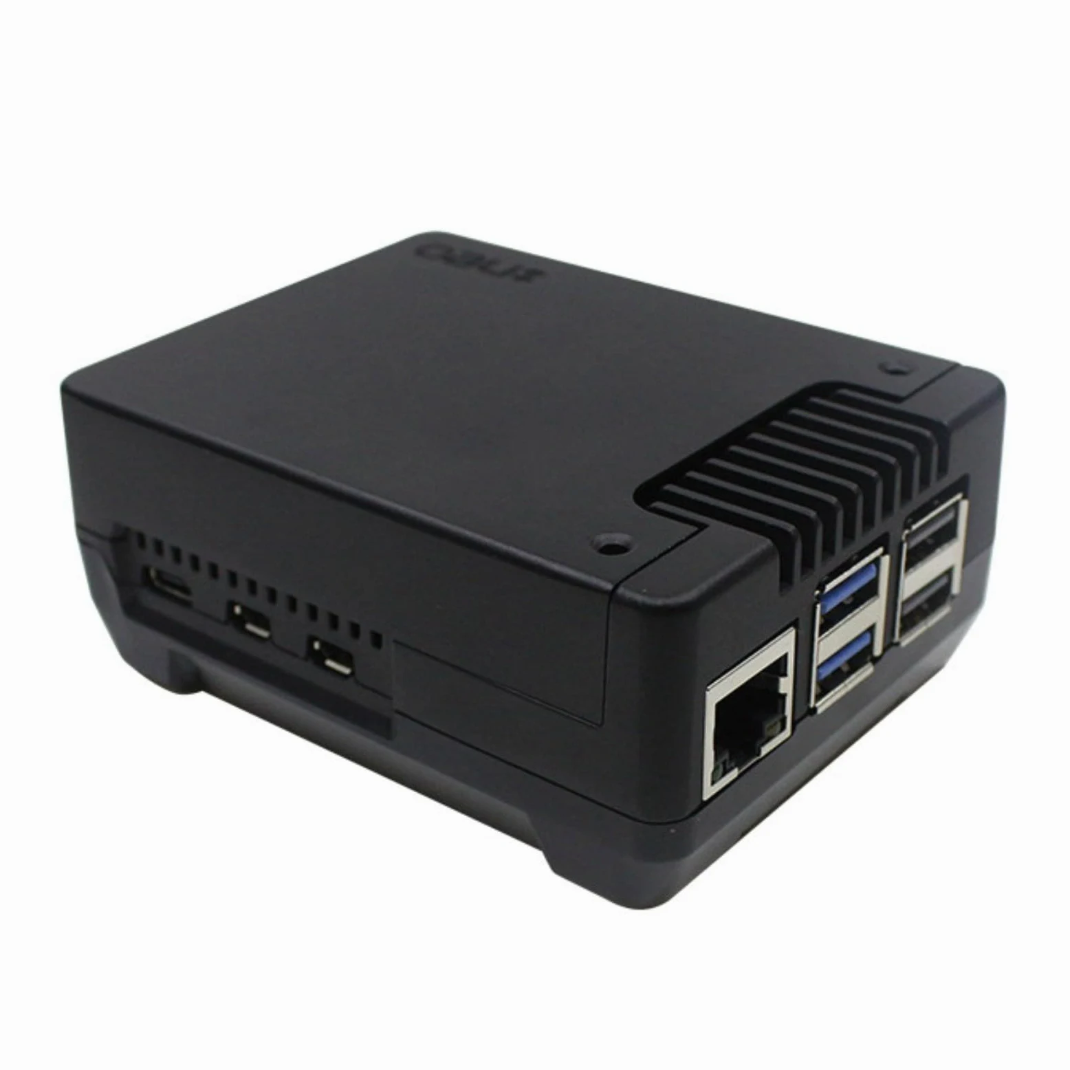 Argon NEO 5 M2 NVMe Custodia in lega di alluminio per Raspberry Pi 5 con dissipatore di calore integrato e supporto PCIE, nero, ideale per espansione avanzata di archiviazione (A)