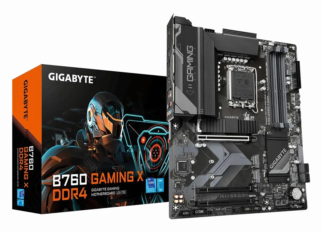 GIGABYTE B760 GAMING X DDR4 Scheda madre - Supporta CPU Intel Core di 14a generazione, VRM digitale a 8+1+1 fasi, fino a 5333MHz DDR4 (OC), 3xPCIe 4.0 M.2, LAN 2.5GbE, USB 3.2 Gen 2