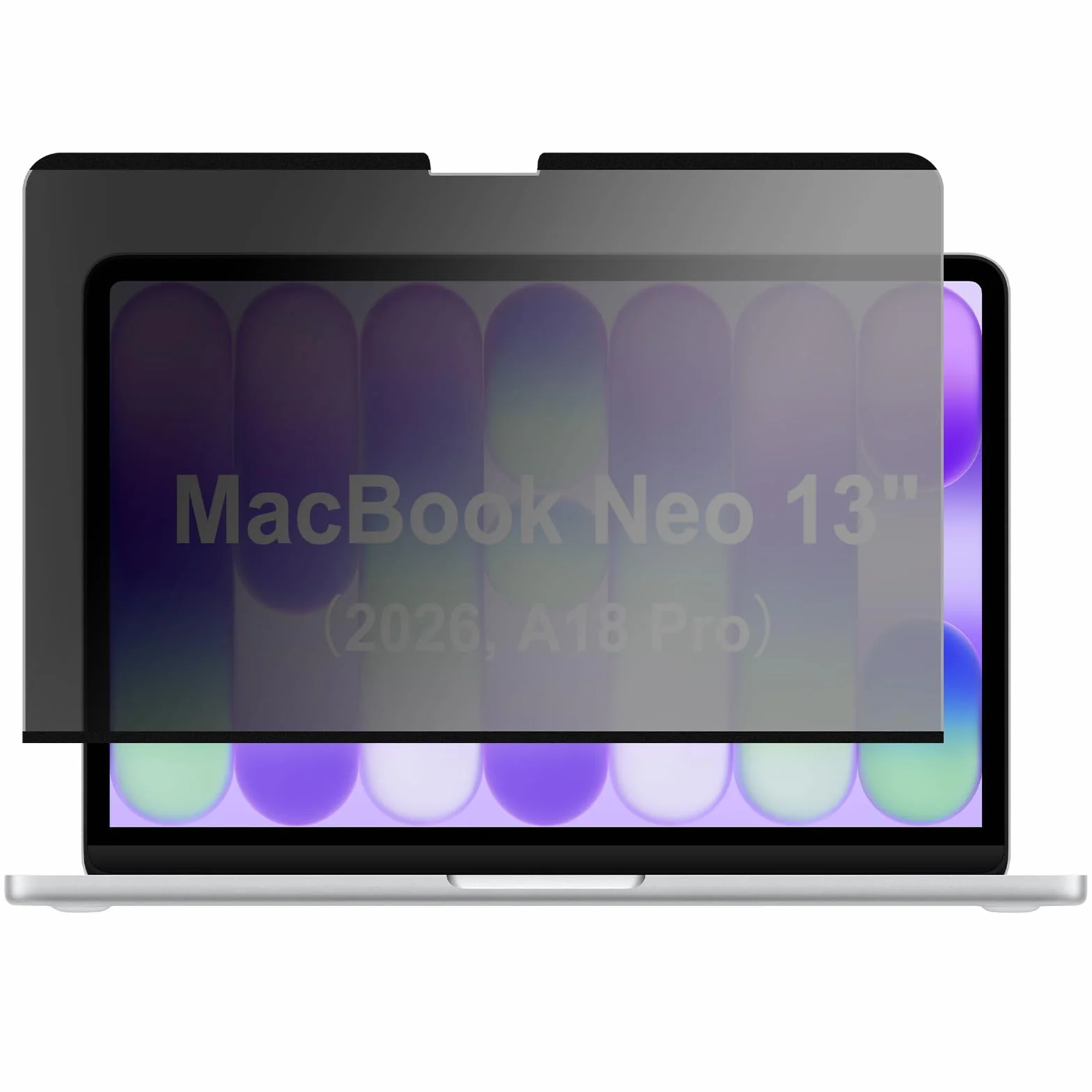 Pellicola Privacy Schermo per MacBook Neo 13 Pollici A18 PRO 2026, Removibile Magnetico Protezione Film Anti Luce Blu Antiriflesso, Ultrathin Anti Spia Protezione Filtro per Mac 13"