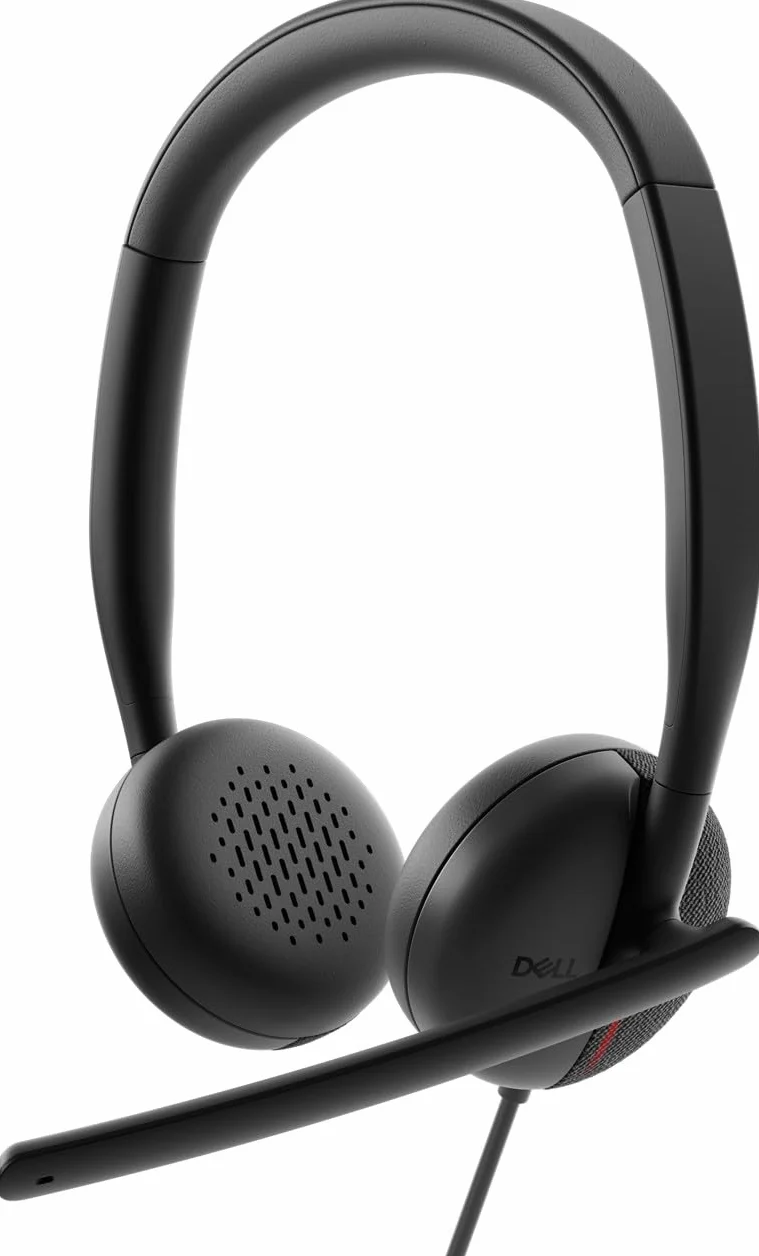 Dell Pro WH3024 - Casque filaire avec élimination du bruit par l IA. Dell WH3024-DWW