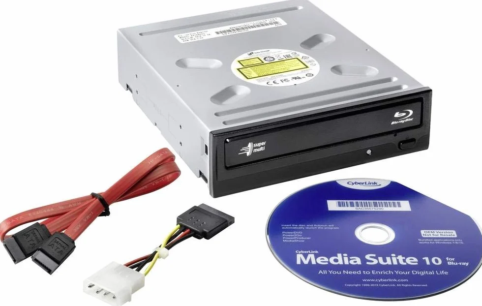 Hitachi-LG BH16NS55 Unità Blu-Ray interno BD-R BDXL DVD-RW CD-RW ROM masterizzatore per Desktop PC Windows