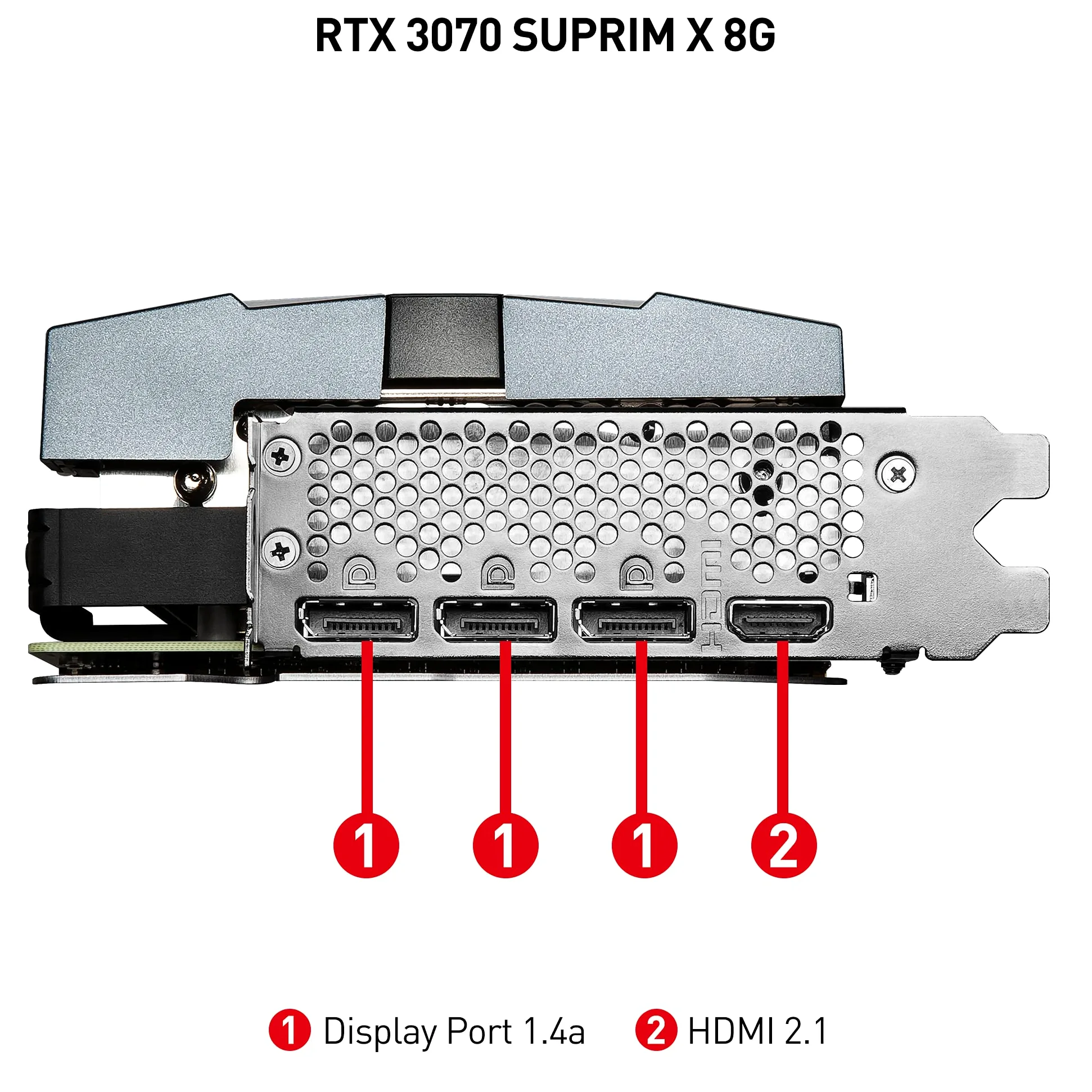 MSI GeForce RTX 3070 Suprim X 8GB GDDR6X Gaming Scheda grafica 3xDP/HDMI