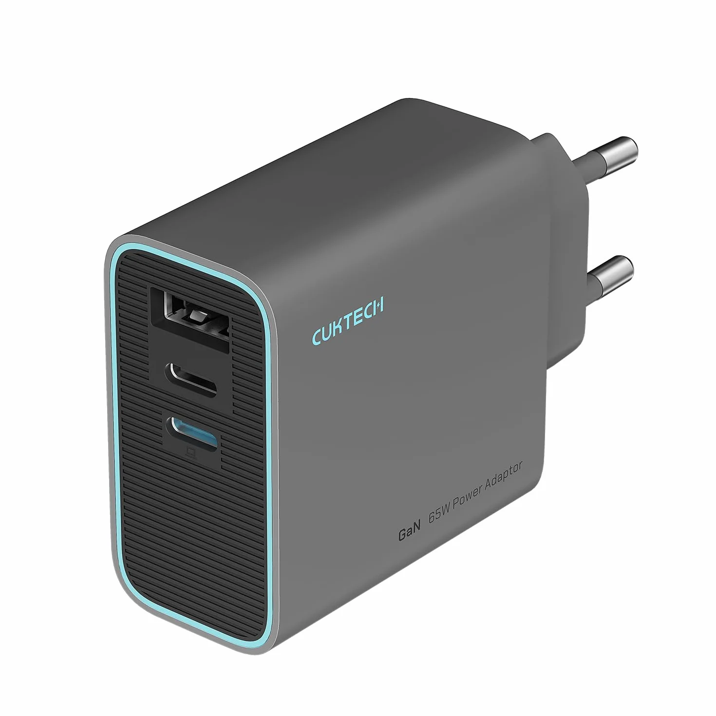 CUKTECH Caricatore USB C 65W GaN Rapido Multiplo PD Compatibile Samsung Galaxy S24 iPhone 16 Pro Laptop MacBook Pro